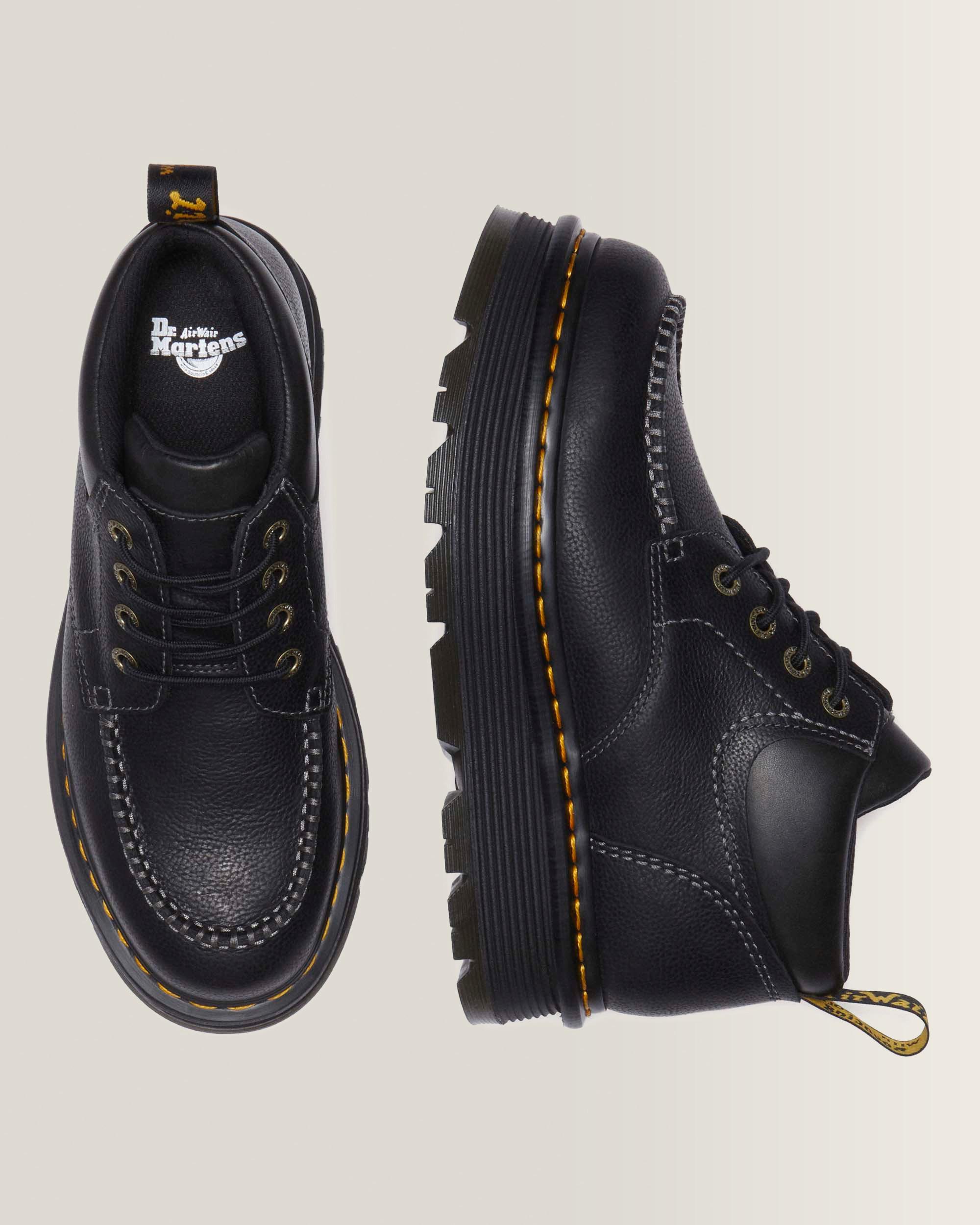 Zebzag Leder Casual 4-Ösen Schnürstiefel