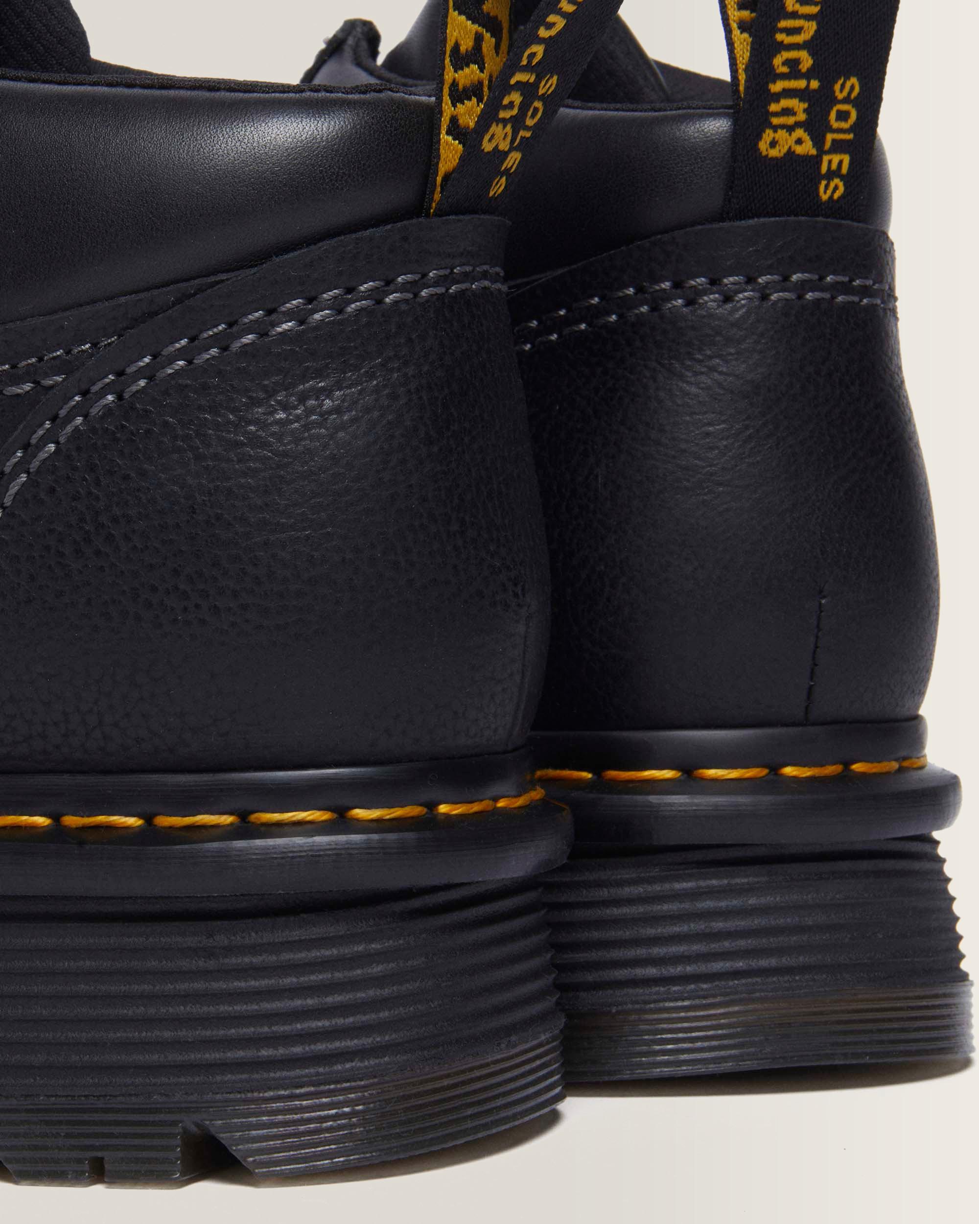 Zebzag Leder Casual 4-Ösen Schnürstiefel