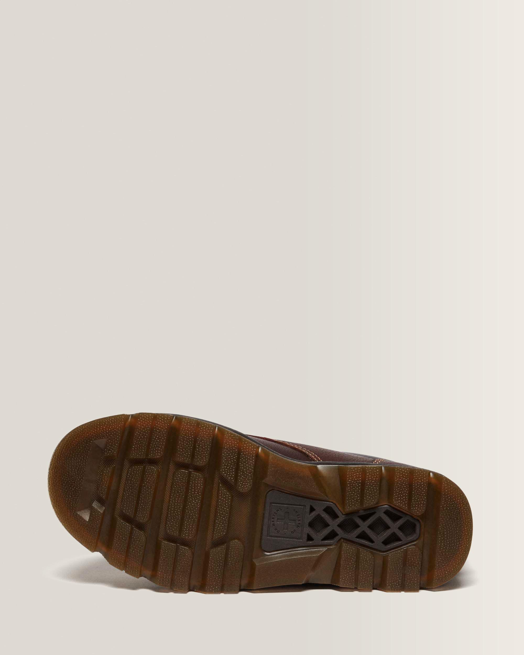 Zebzag Leather Casual 4-Eye Lace-Up Boots