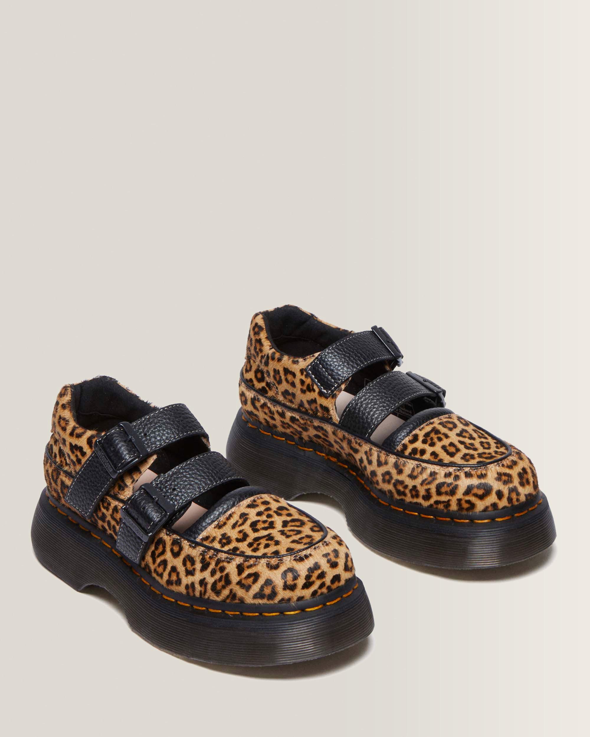 さ*き様 Dr. Martens BUZZレオパード UK6 Buzz Leopard Mary Jane Shoes in Light Tan | Dr. Martens™