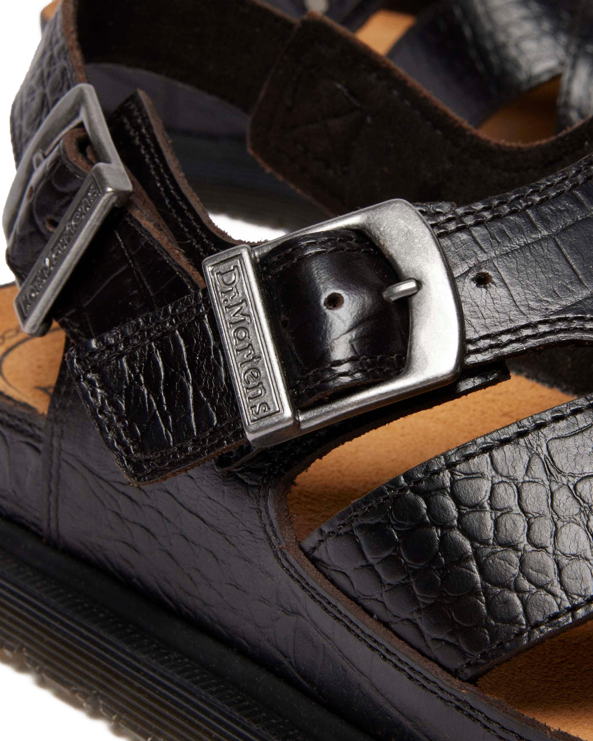 Fisherman Crocodile analineleren sandalen product image