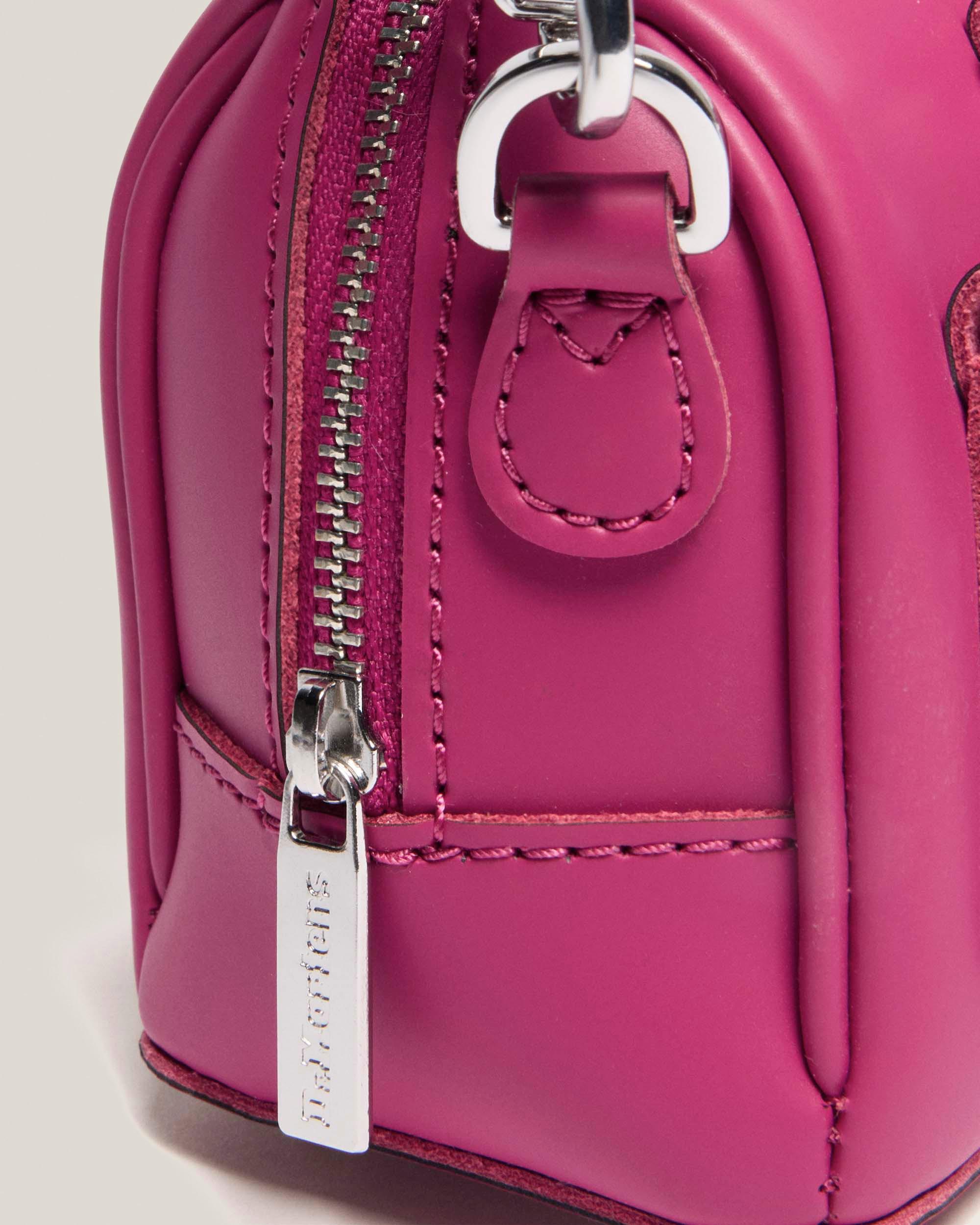 Mini Top Handle Leather Bag in Fuchsia Pink | Dr. Martens™
