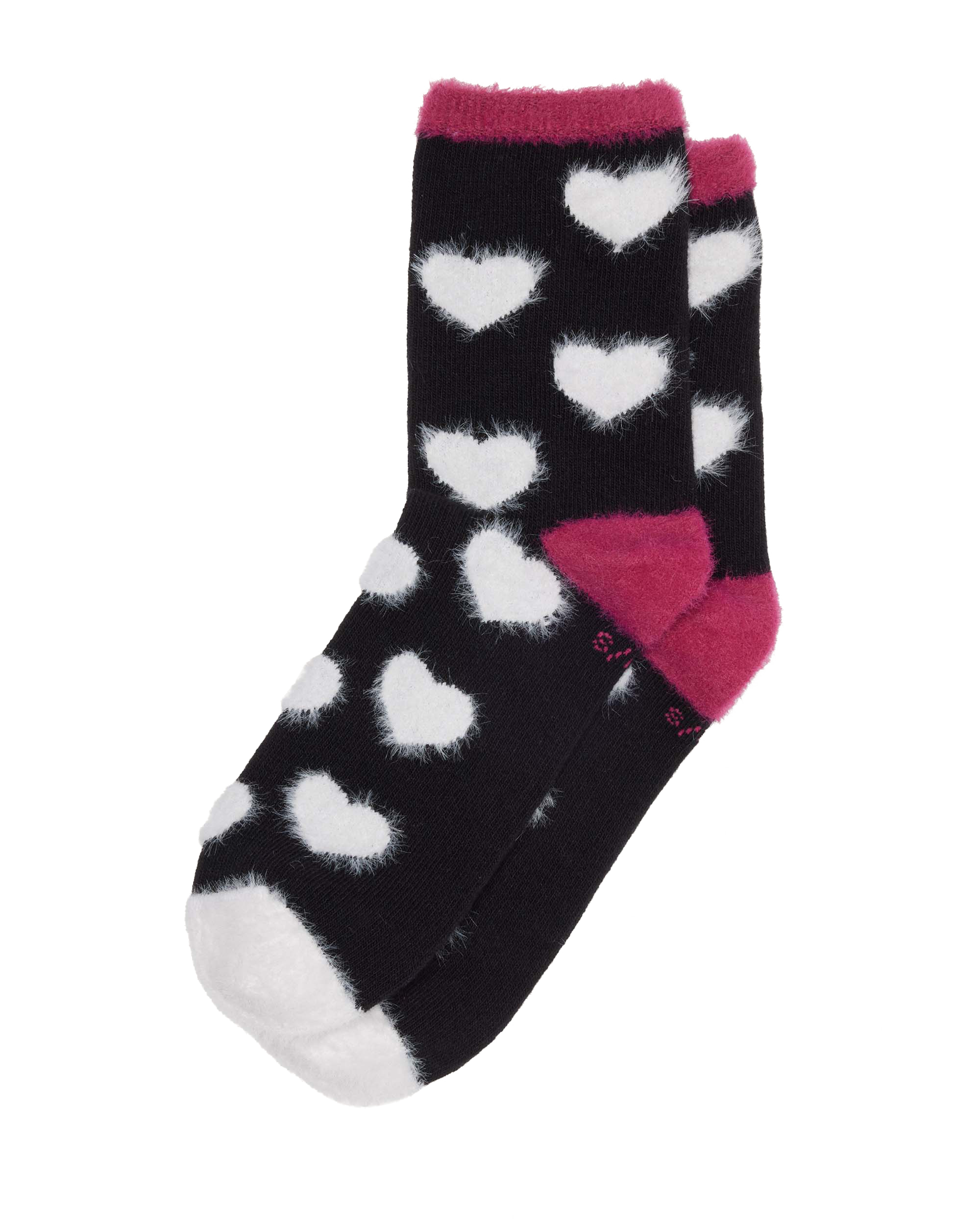 FAUX FUR ORGANIC COTTON BLEND SOCKS