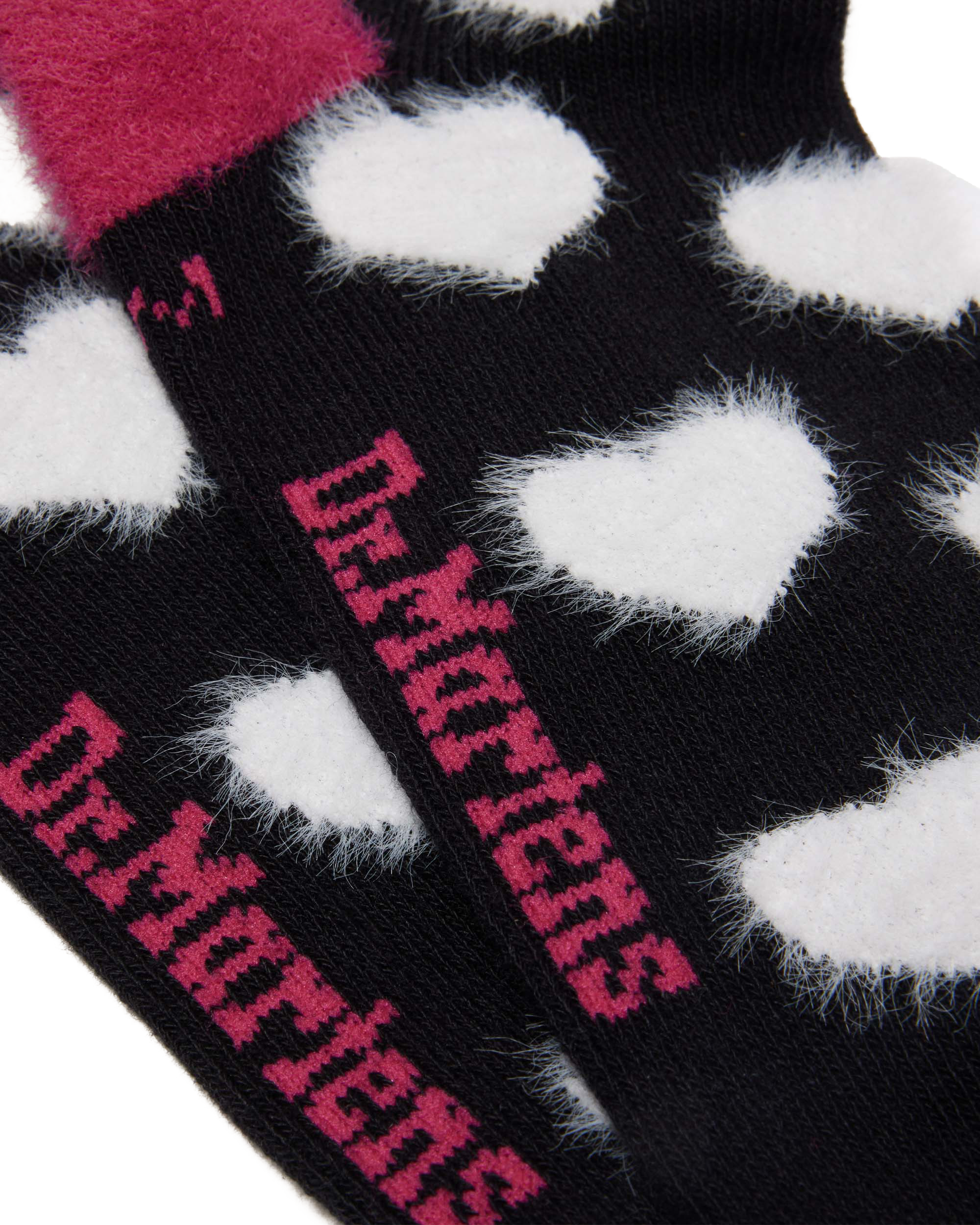 FAUX FUR ORGANIC COTTON BLEND SOCKS