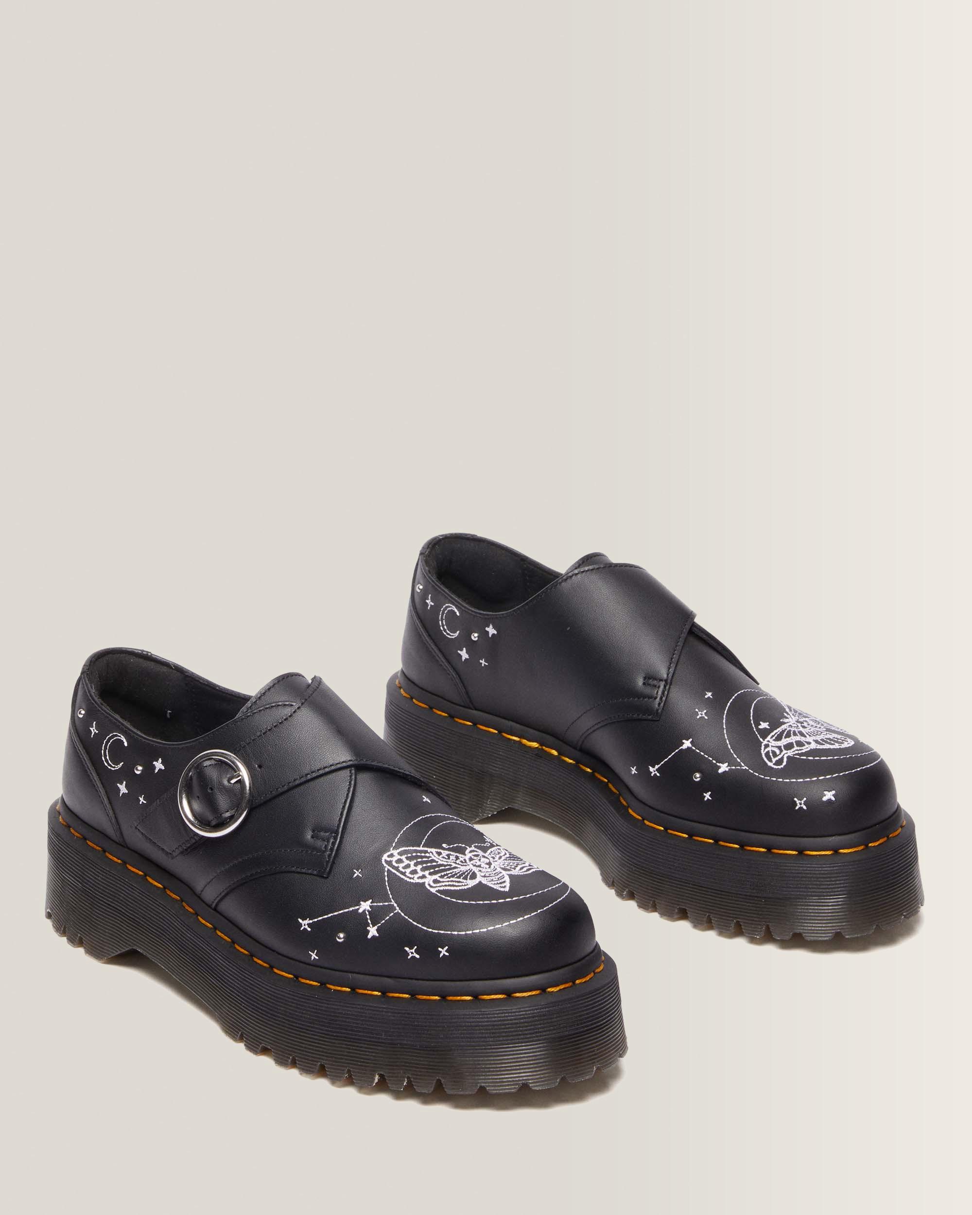 SCARPE PLATFORM CON CINTURINO MONK FALENA CELESTE 