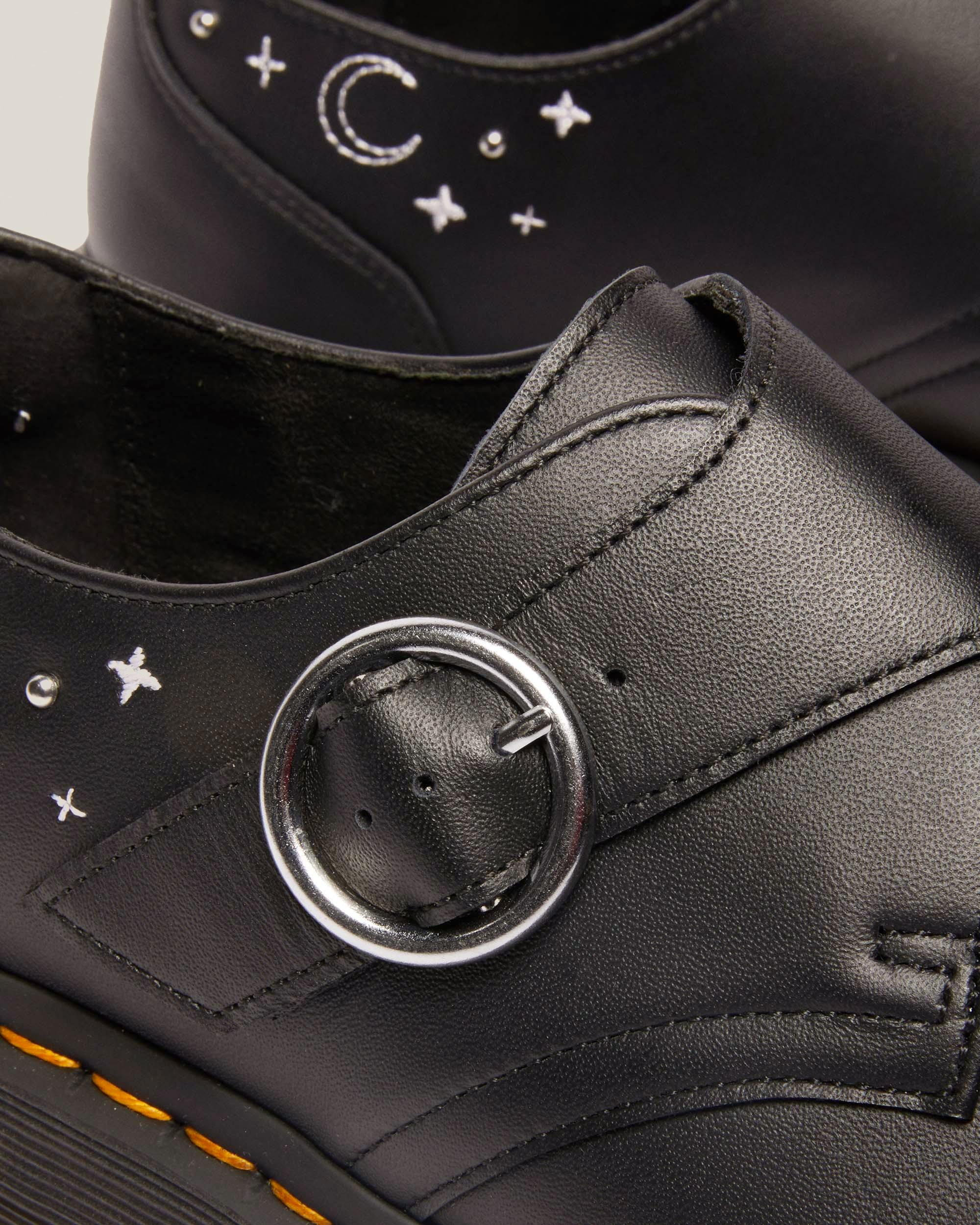 SCARPE PLATFORM CON CINTURINO MONK FALENA CELESTE 