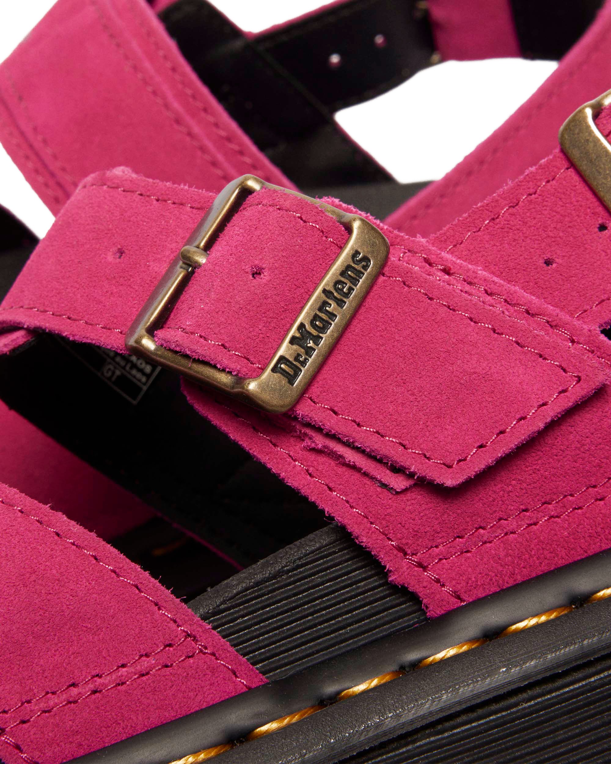 VOSS II SUEDE SANDALS in FUCHSIA PINK | Dr. Martens™