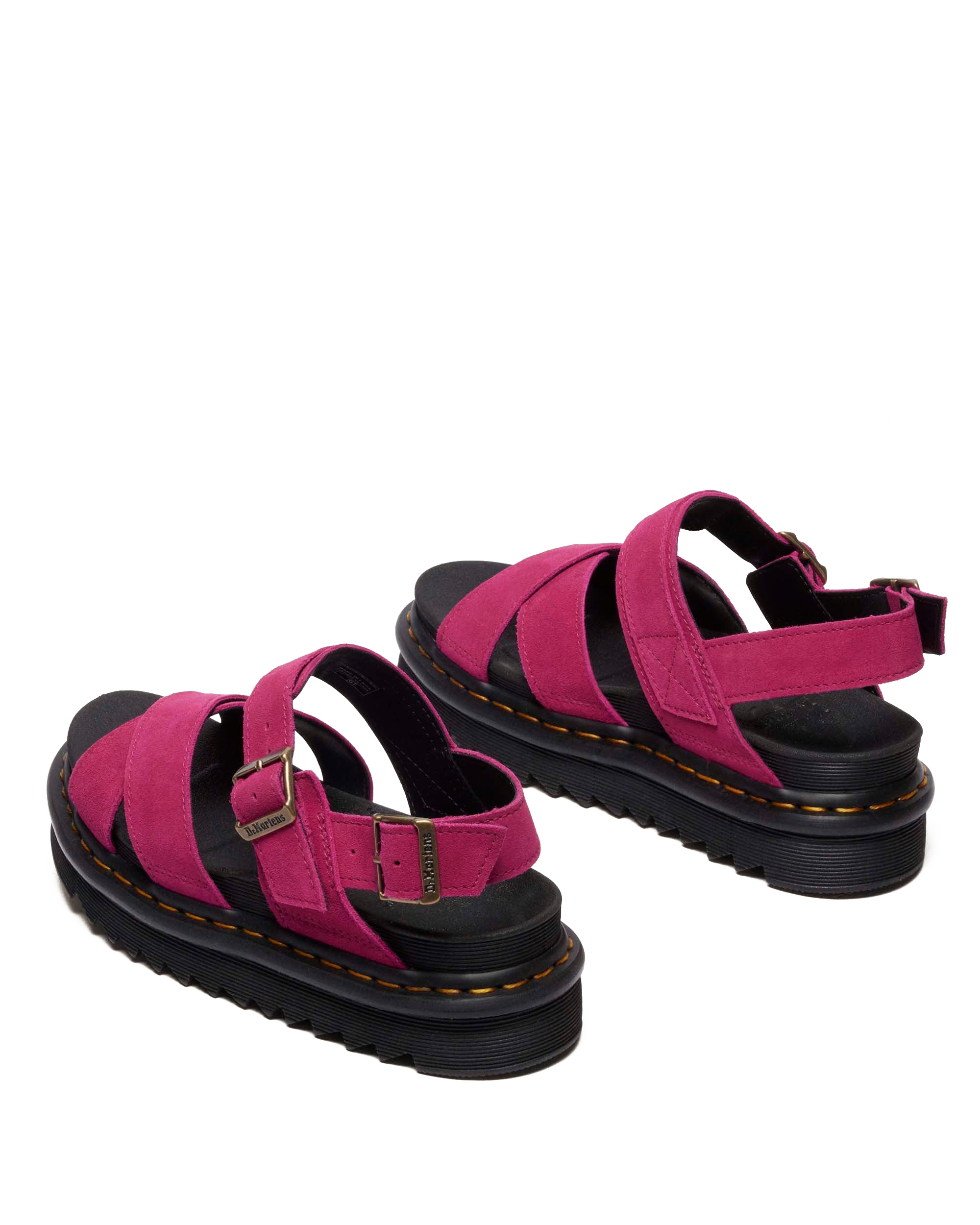 ドクターマーチン 24㎝ VOSS ピンク 厚底 Y2K VOSS II SUEDE SANDALS in FUCHSIA PINK | Dr. Martens™