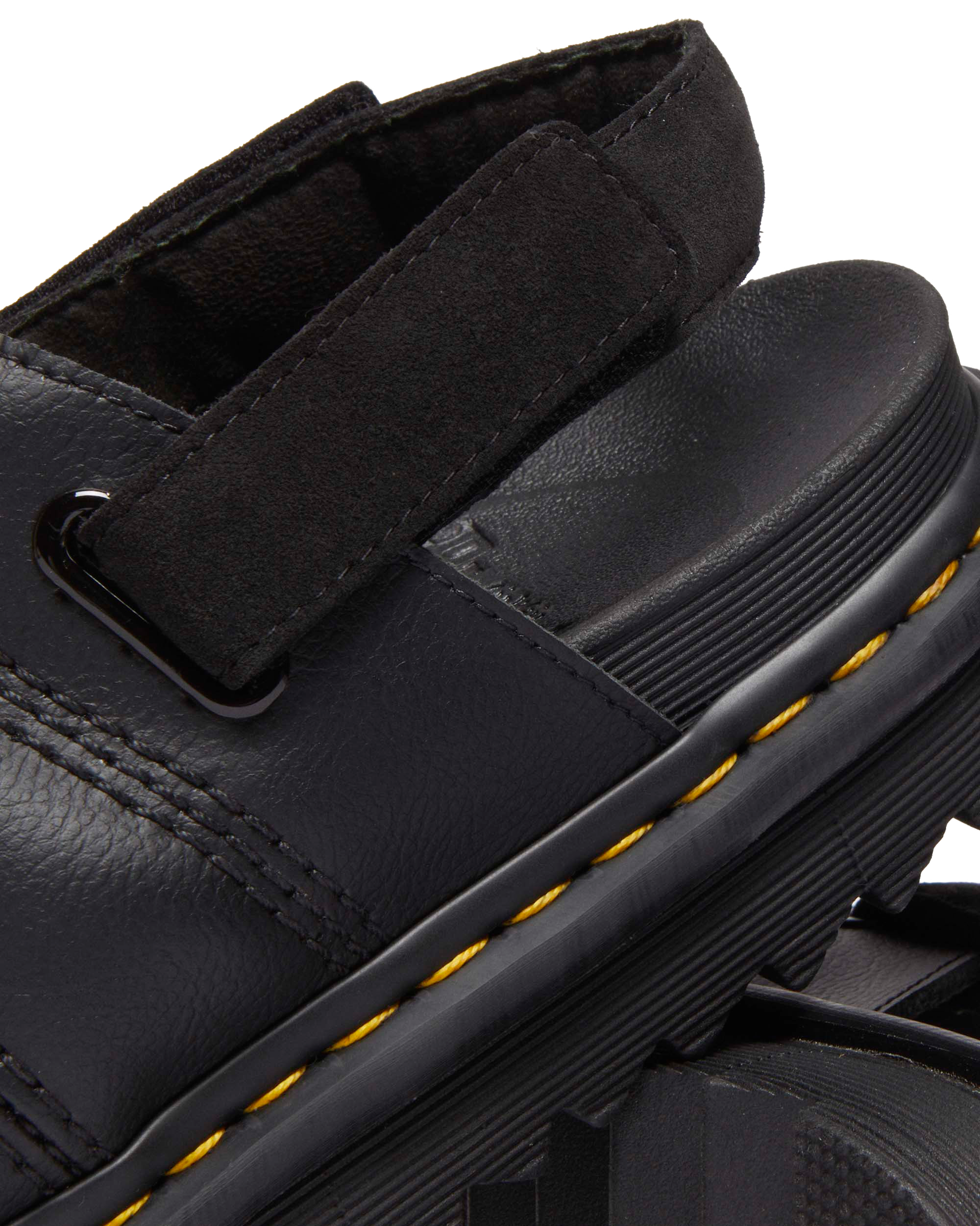 Kole Athena leather strap sandals in BLACK | Dr. Martens™