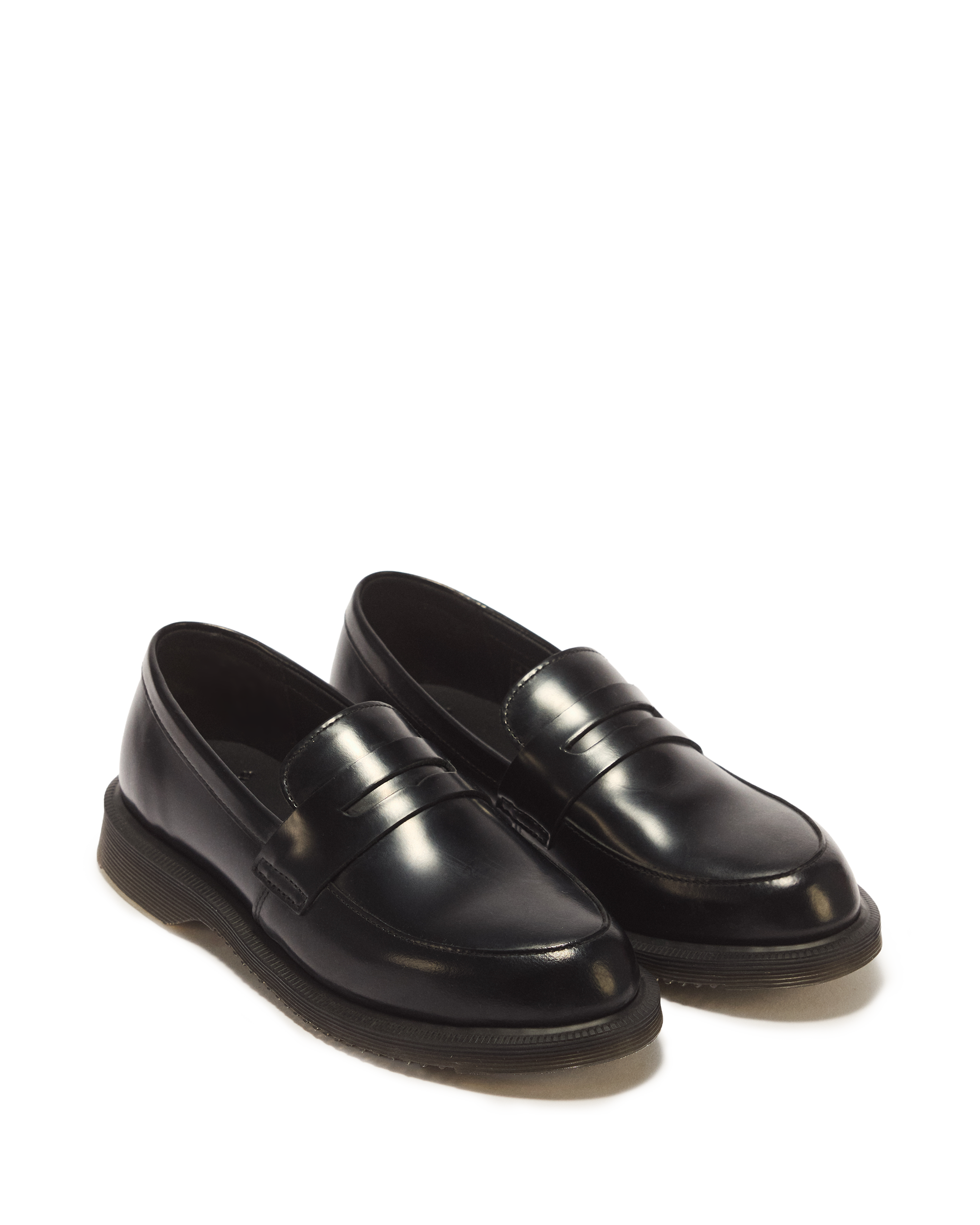 Temara Polished Smooth Leather Loafers