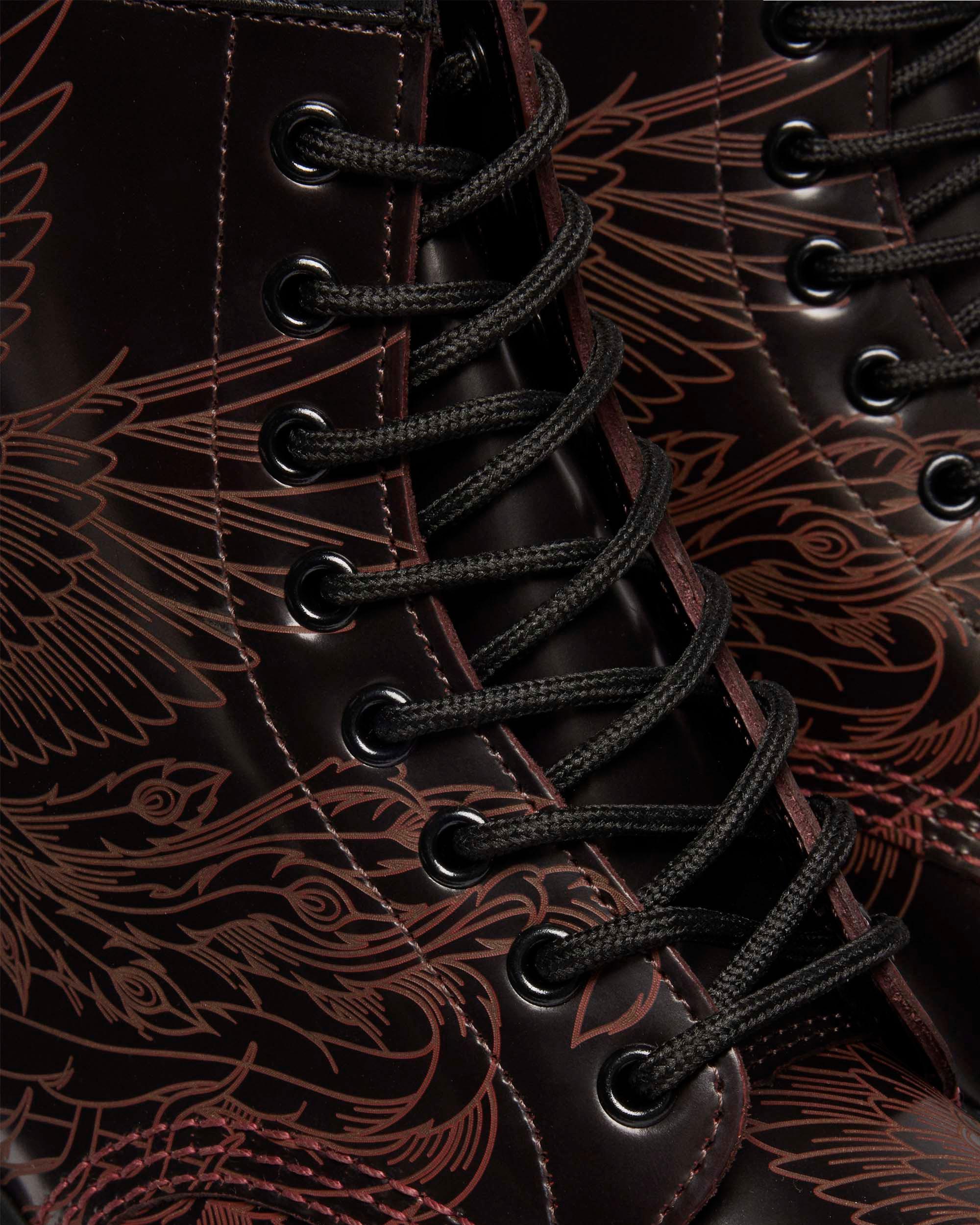Boots 1460 Phoenix en cuir Arcadia Rub Off