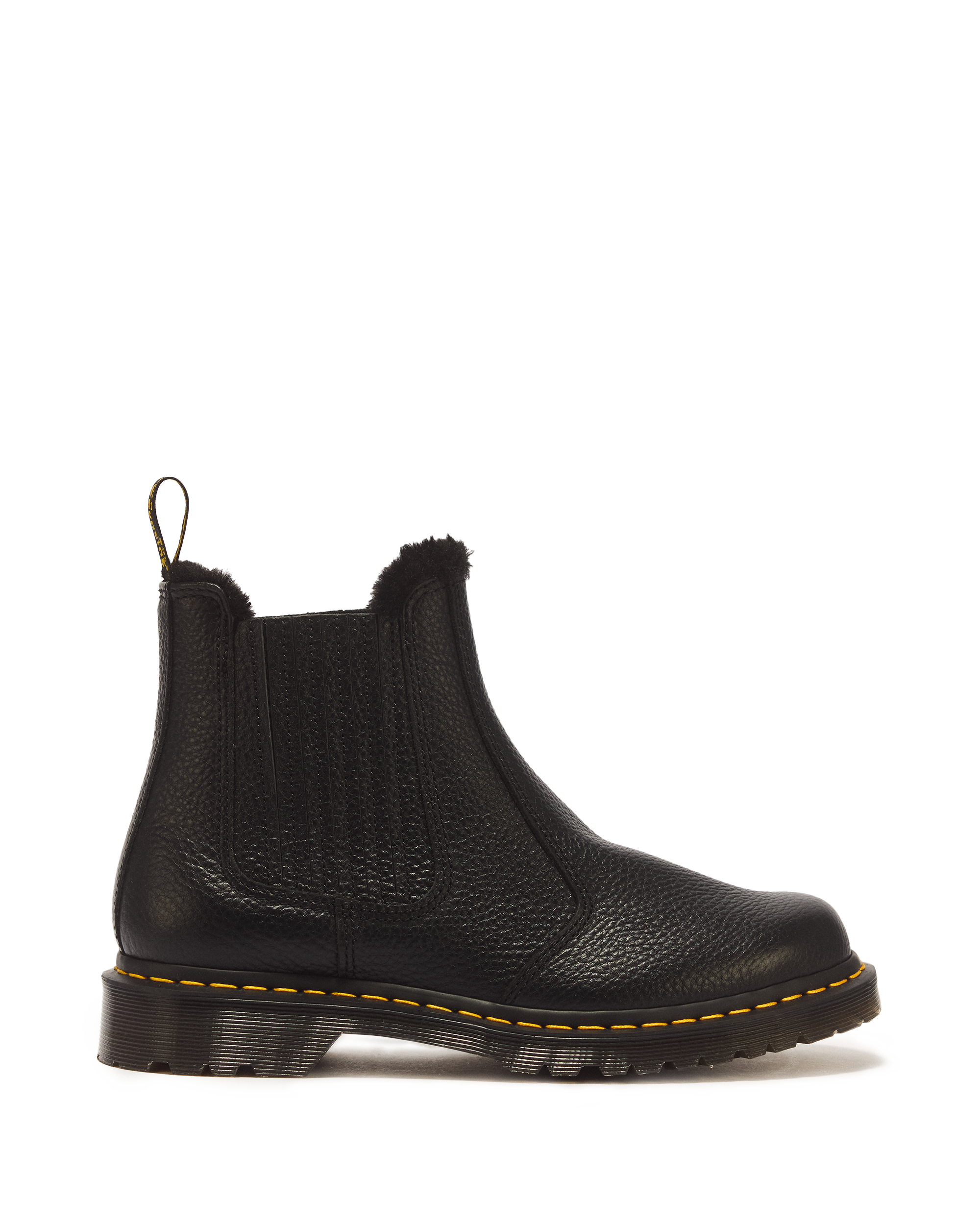 2976 LEONORE II FAUX FUR LINED SOFT LEATHER CHELSEA BOOTS