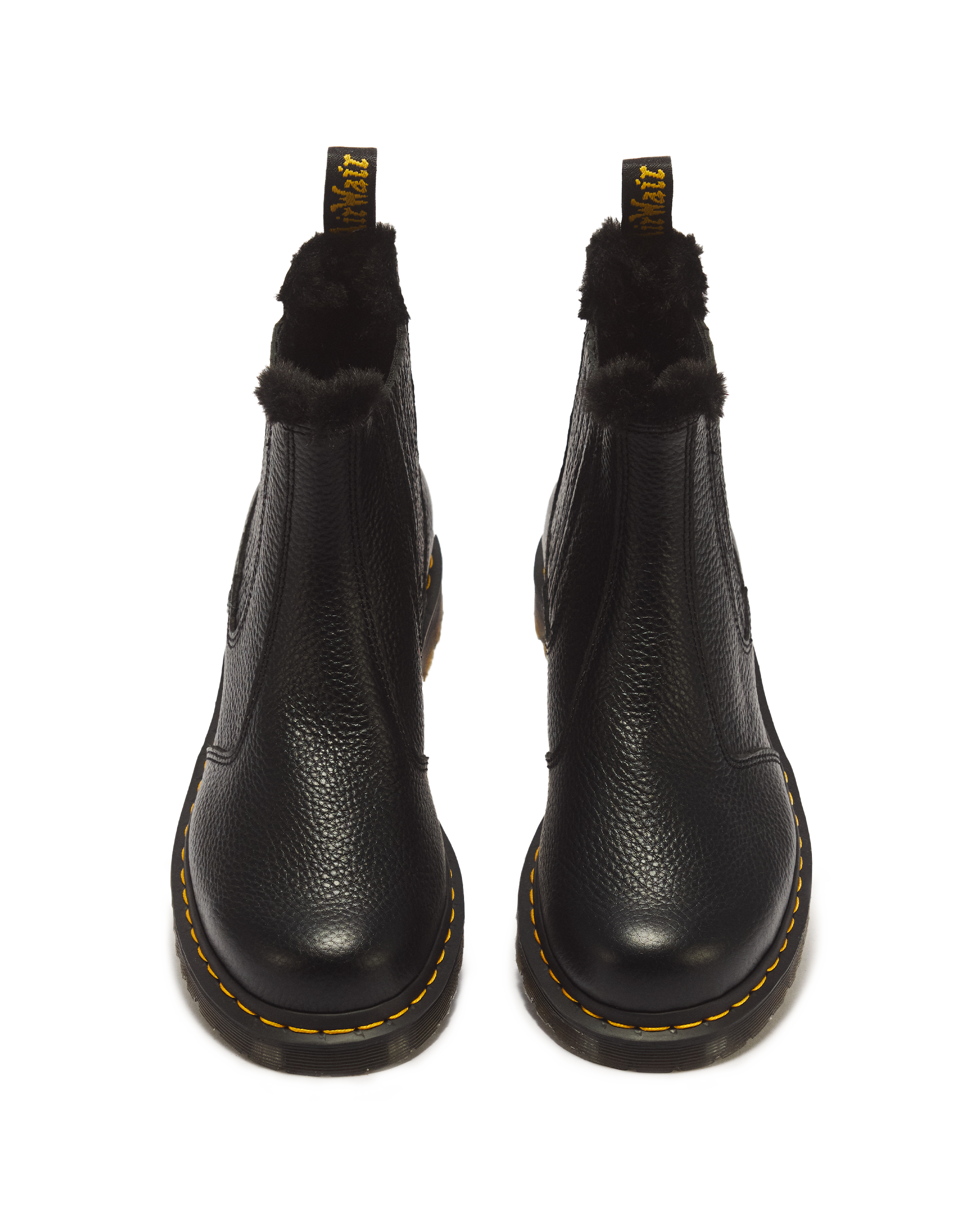 2976 LEONORE II FAUX FUR LINED SOFT LEATHER CHELSEA BOOTS