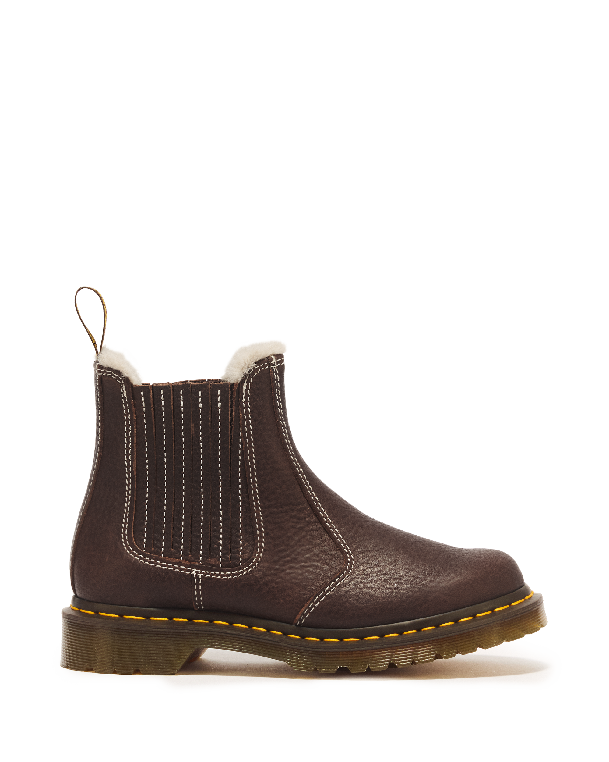 2976 Leonore II Faux Fur Lined Grizzly Leather Chelsea Boots in