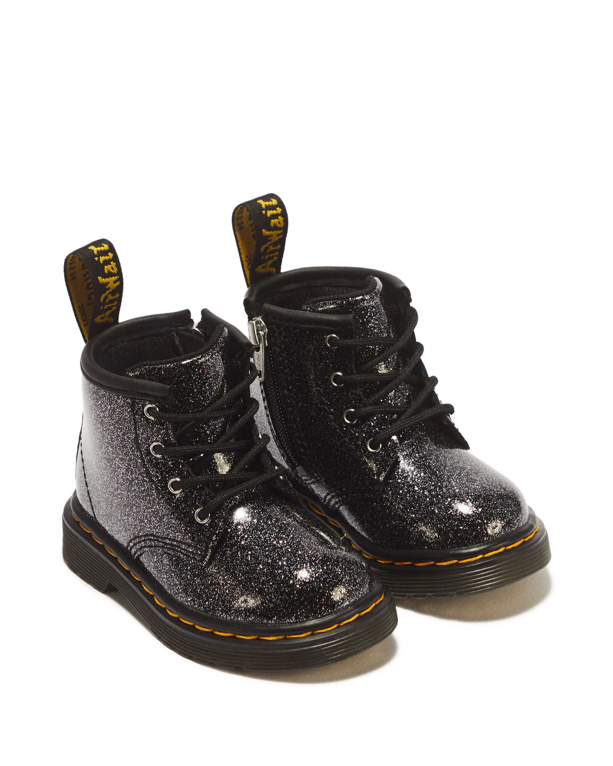 INFANT 1460 GLITTER PATENT LEATHER BOOTS