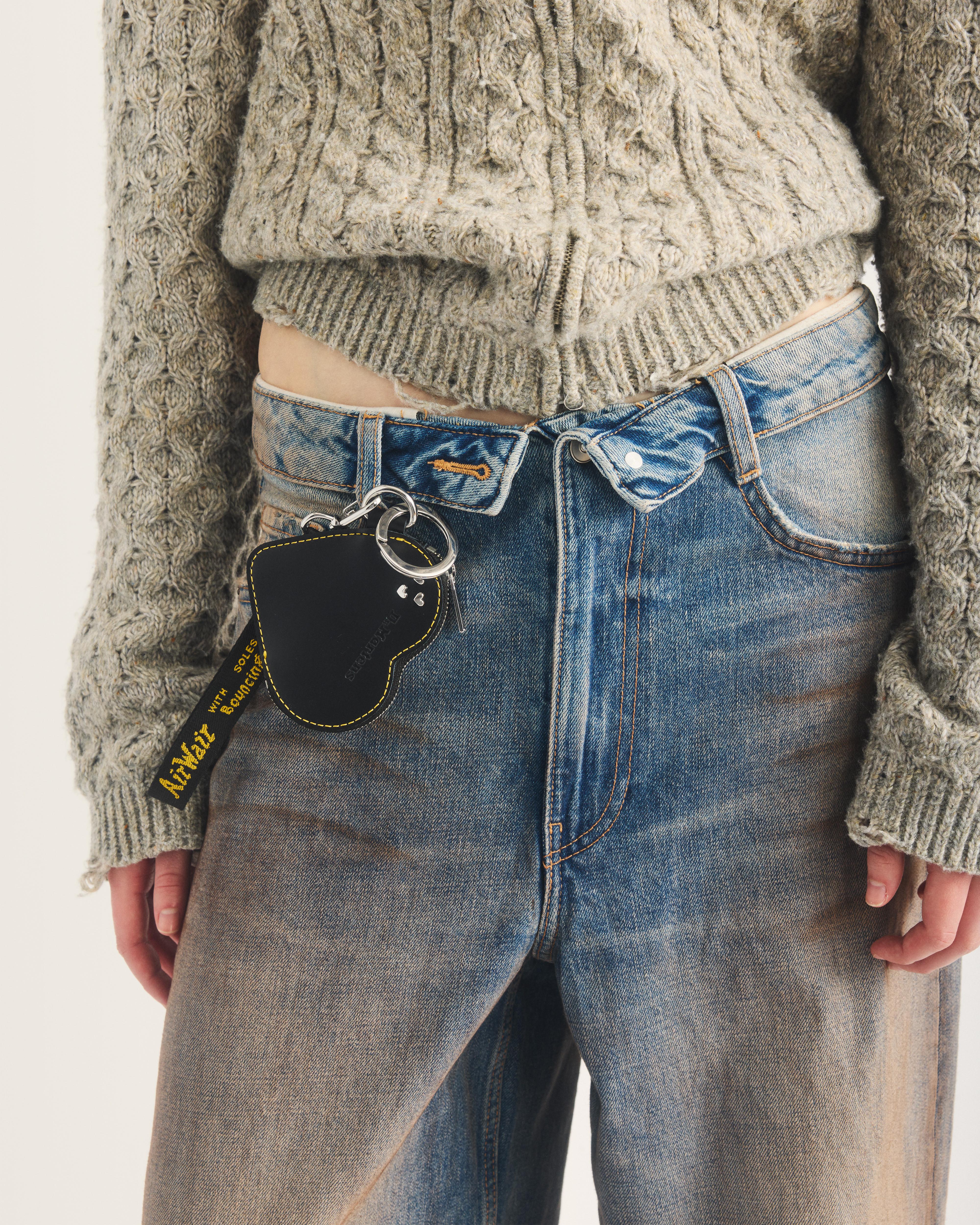 Leren Hartvormige Sleutelhanger Handtas product image