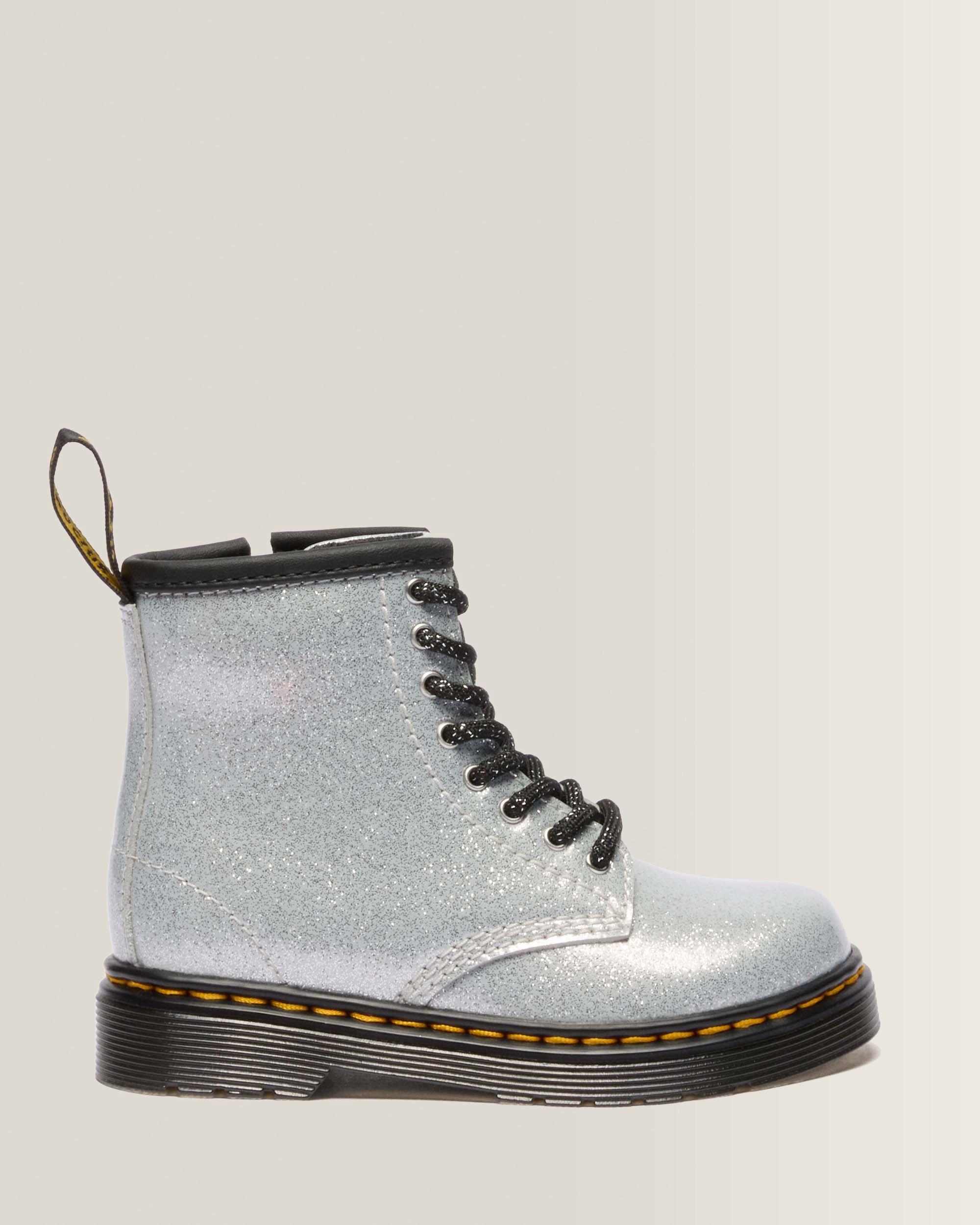 BOOTS 1460 EN CUIR GLITTER PATENT POUR TOUT-PETIT