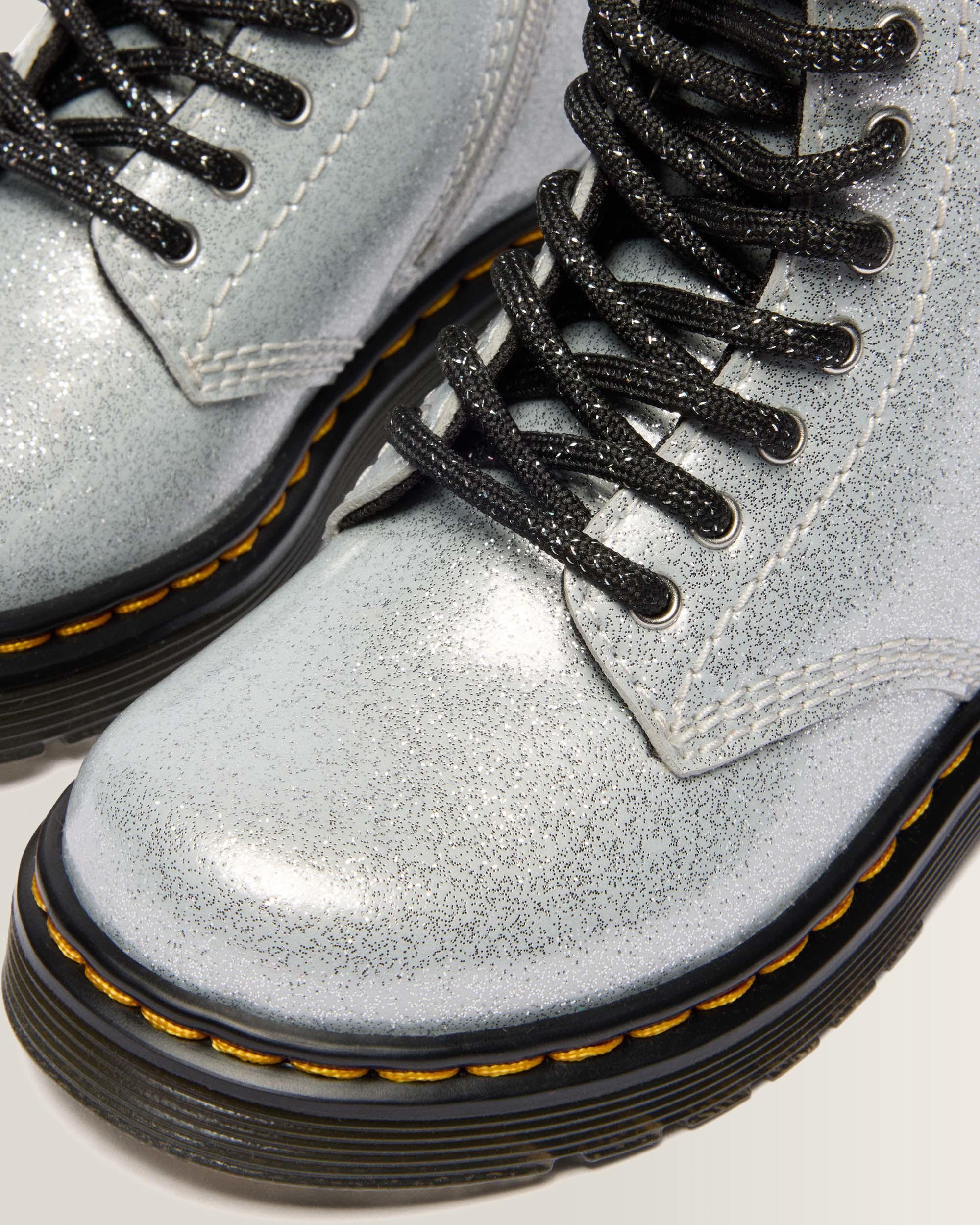 BOOTS 1460 EN CUIR GLITTER PATENT POUR TOUT-PETIT