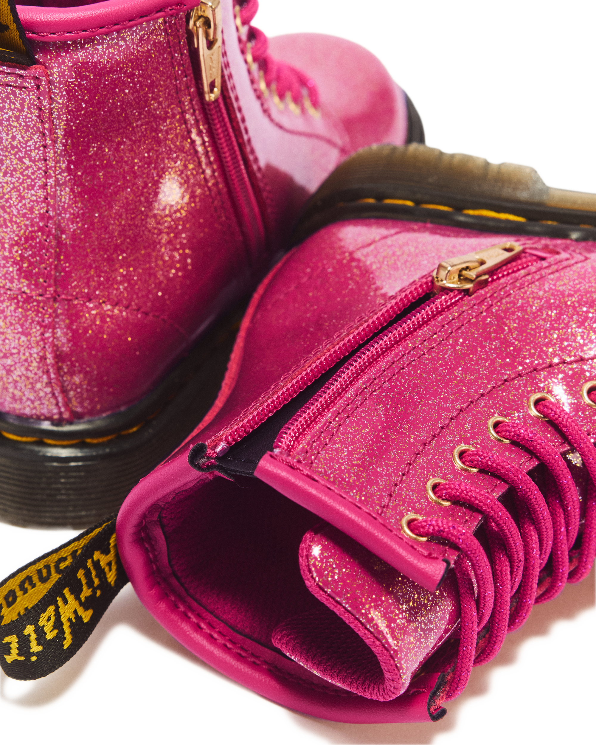 TODDLER 1460 GLITTER PATENT LEATHER  BOOTS