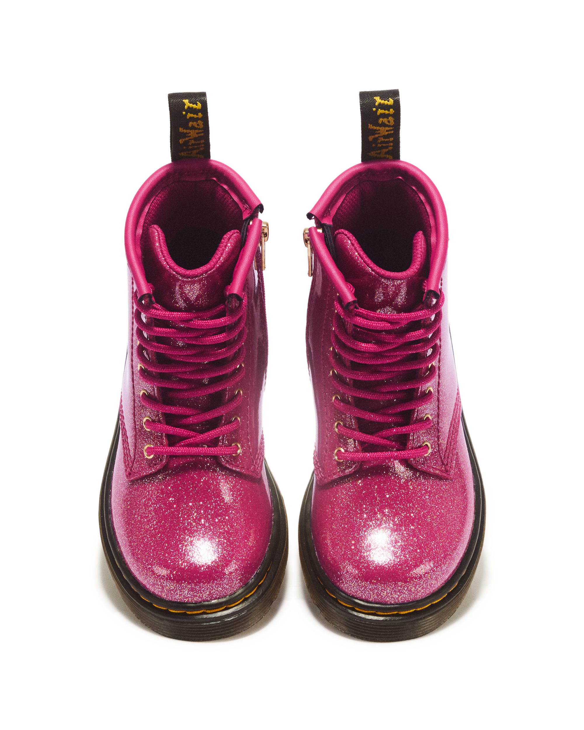 TODDLER 1460 GLITTER PATENT LEATHER  BOOTS