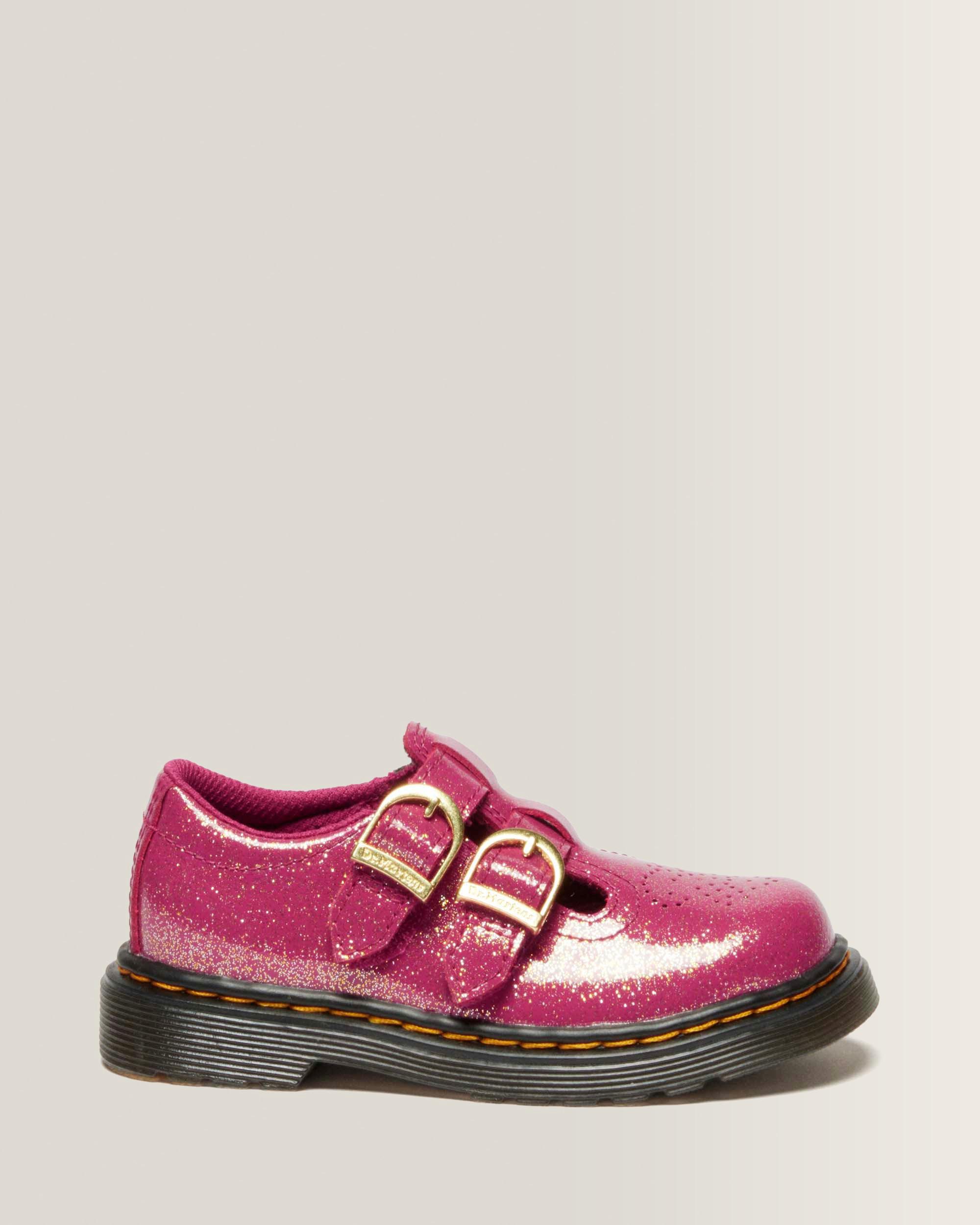 TODDLER 8065 GLITTER PATENT LEATHER  MARY JANE SHOES