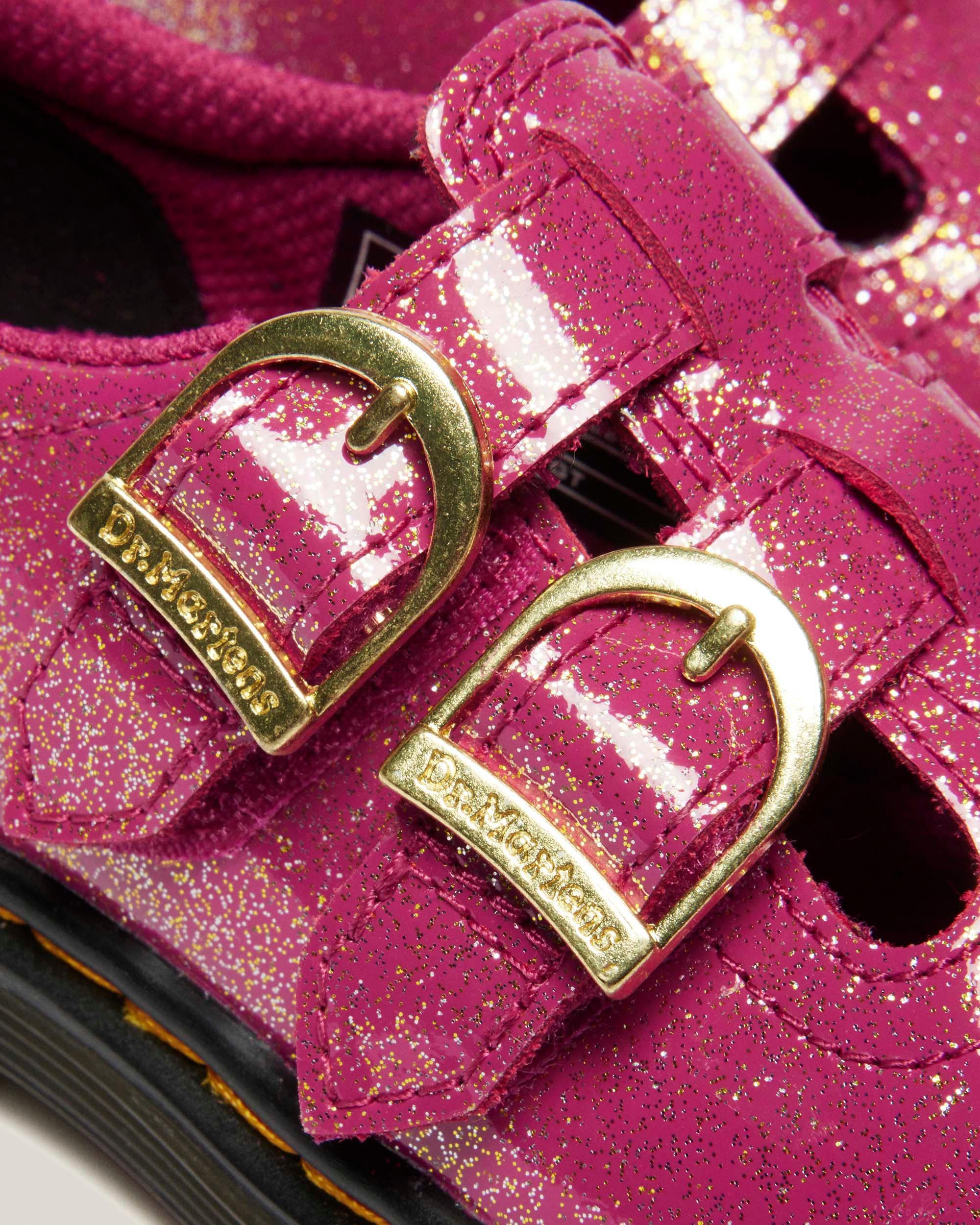 TODDLER 8065 GLITTER PATENT LEATHER  MARY JANE SHOES