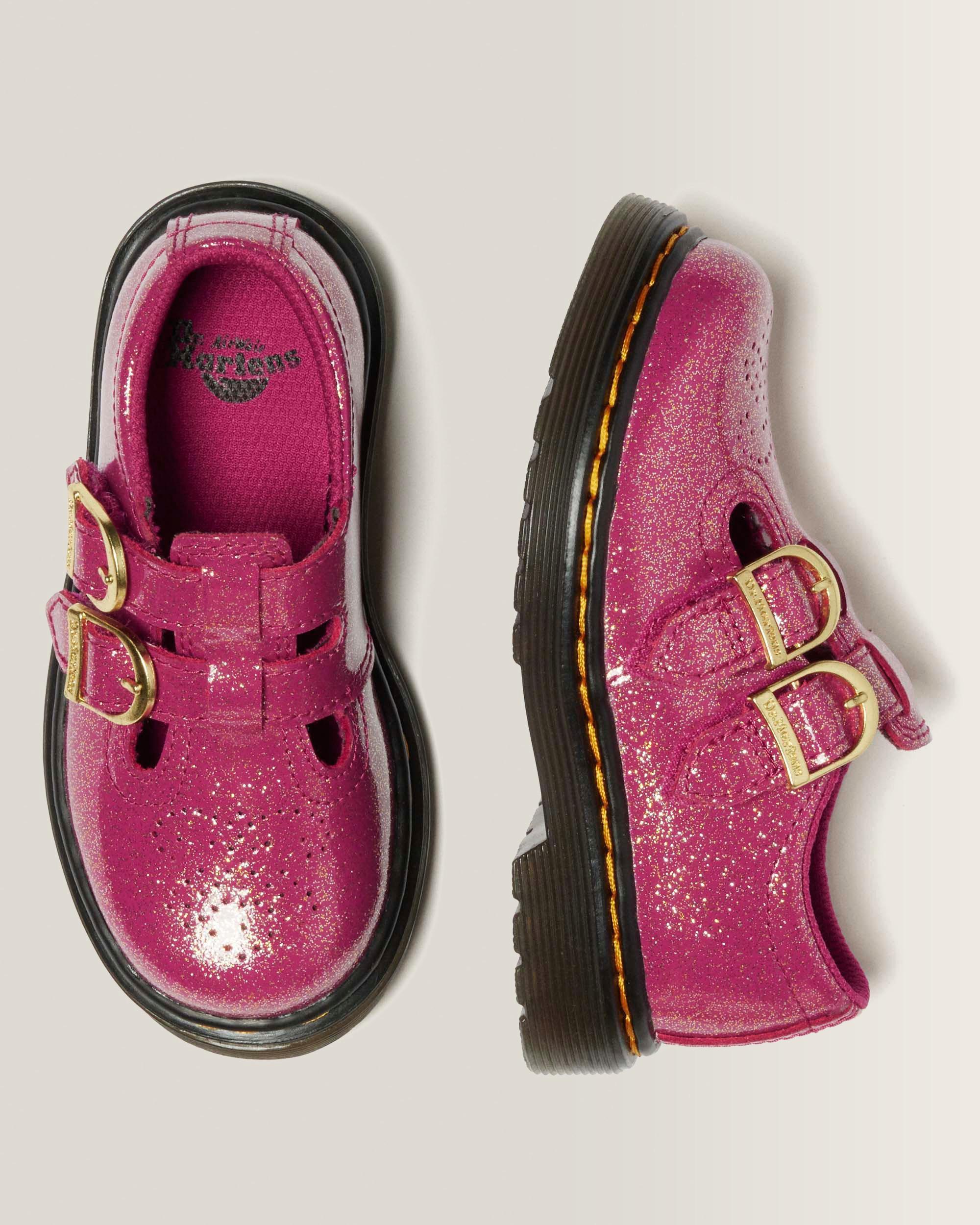 TODDLER 8065 GLITTER PATENT LEATHER  MARY JANE SHOES