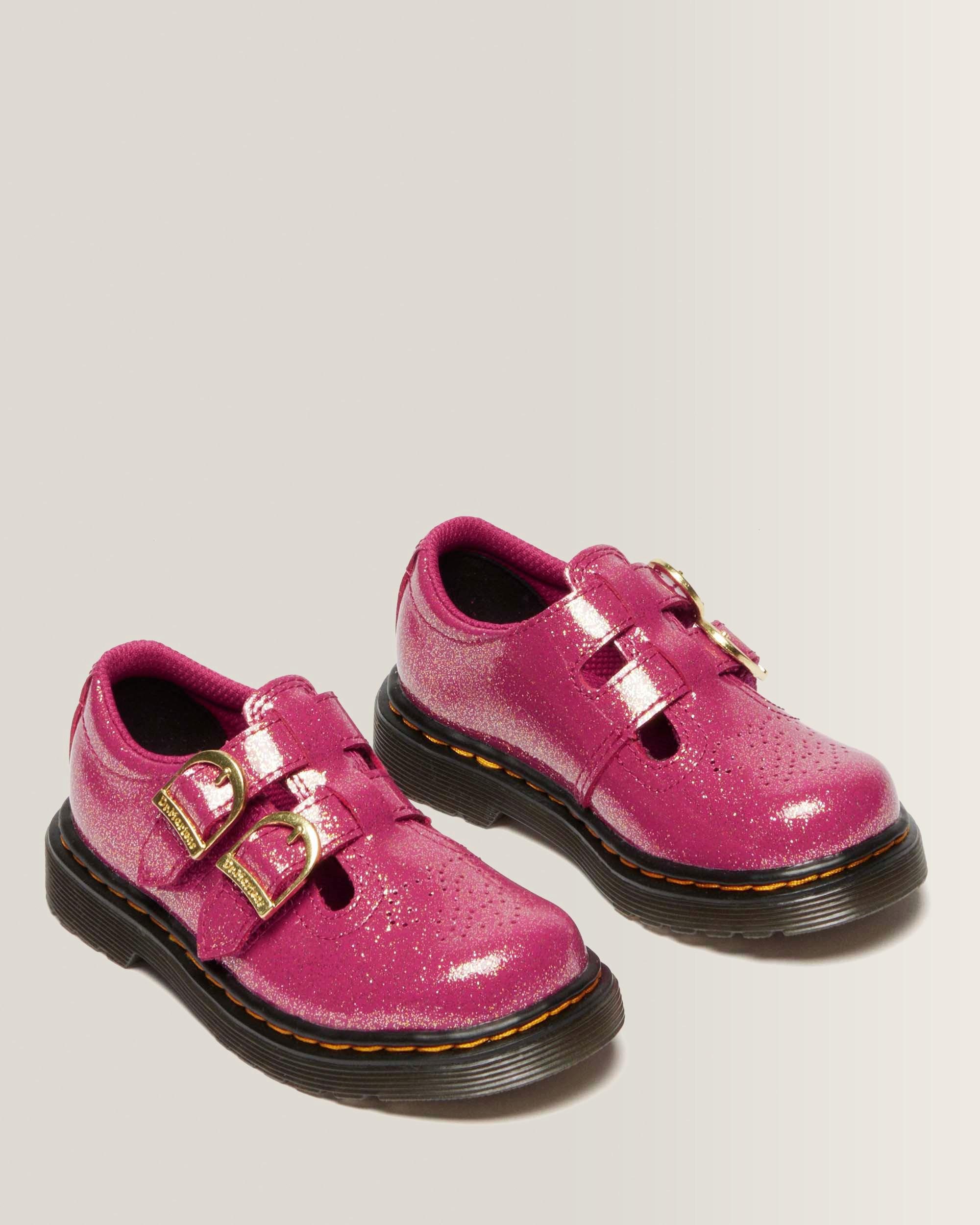TODDLER 8065 GLITTER PATENT LEATHER  MARY JANE SHOES