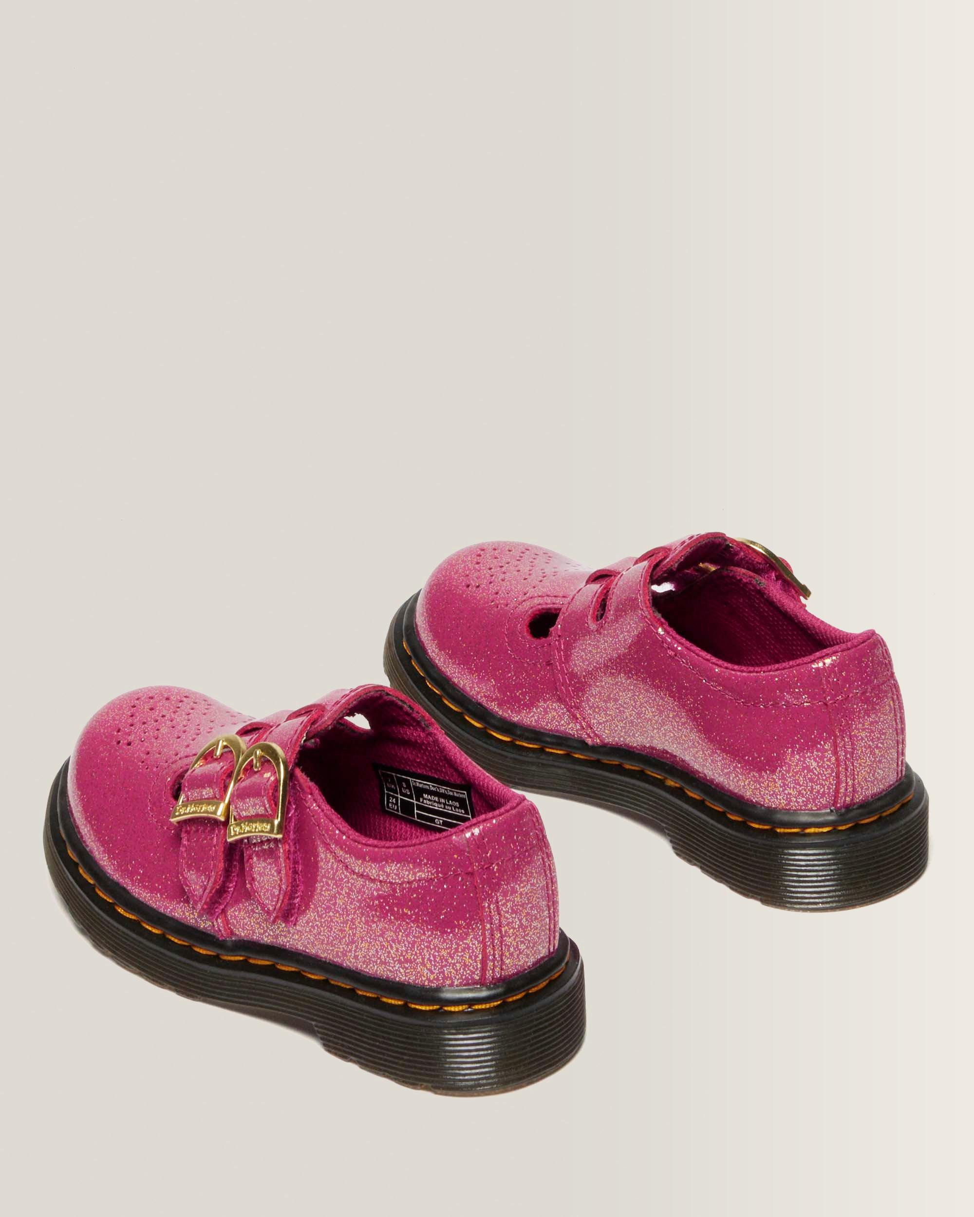 TODDLER 8065 GLITTER PATENT LEATHER  MARY JANE SHOES