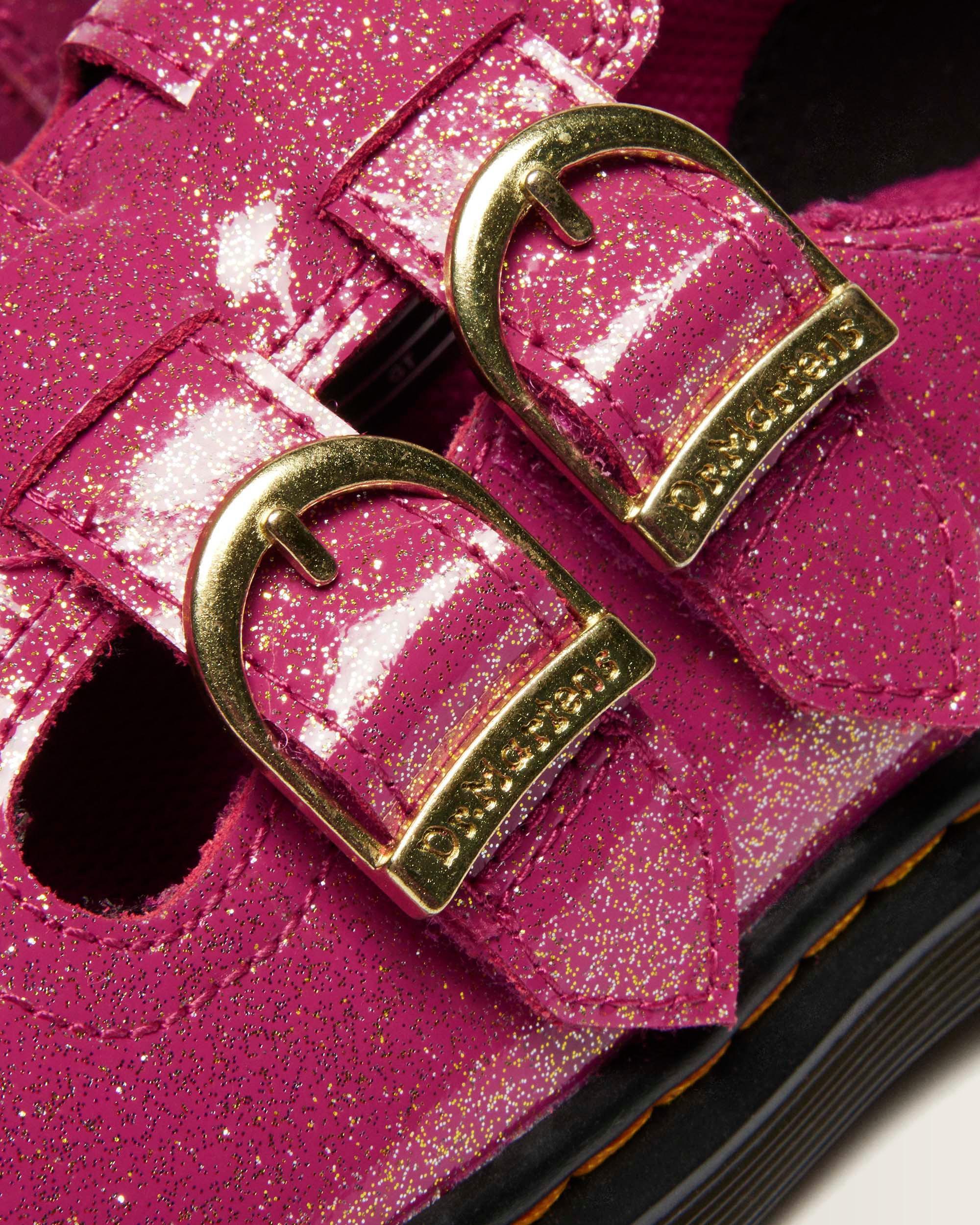 JUNIOR 8065 GLITTER PATENT LEATHER  MARY JANE SHOES