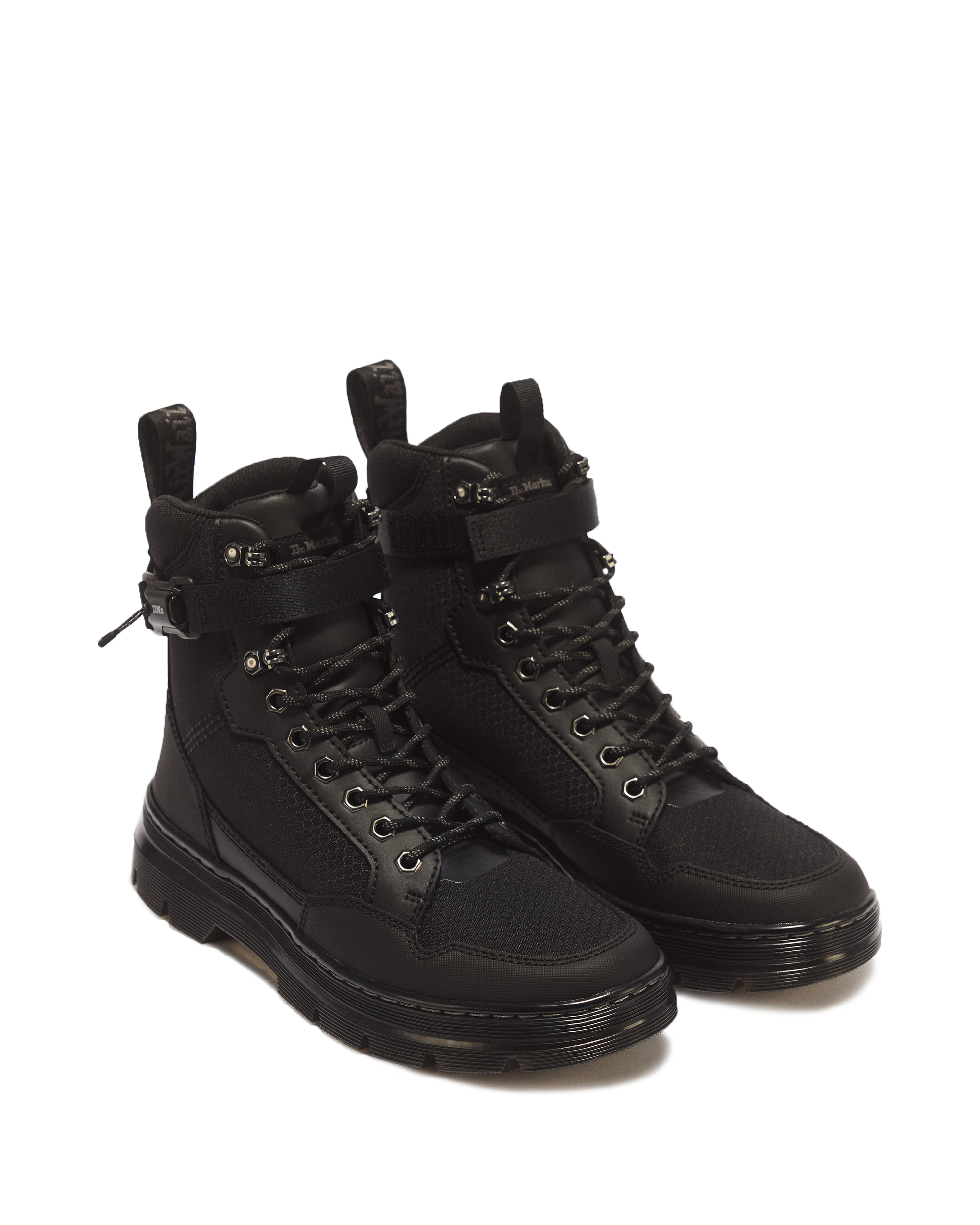 COMBS TECH MK.02 LEATHER & CANVAS UTILITY BOOTS