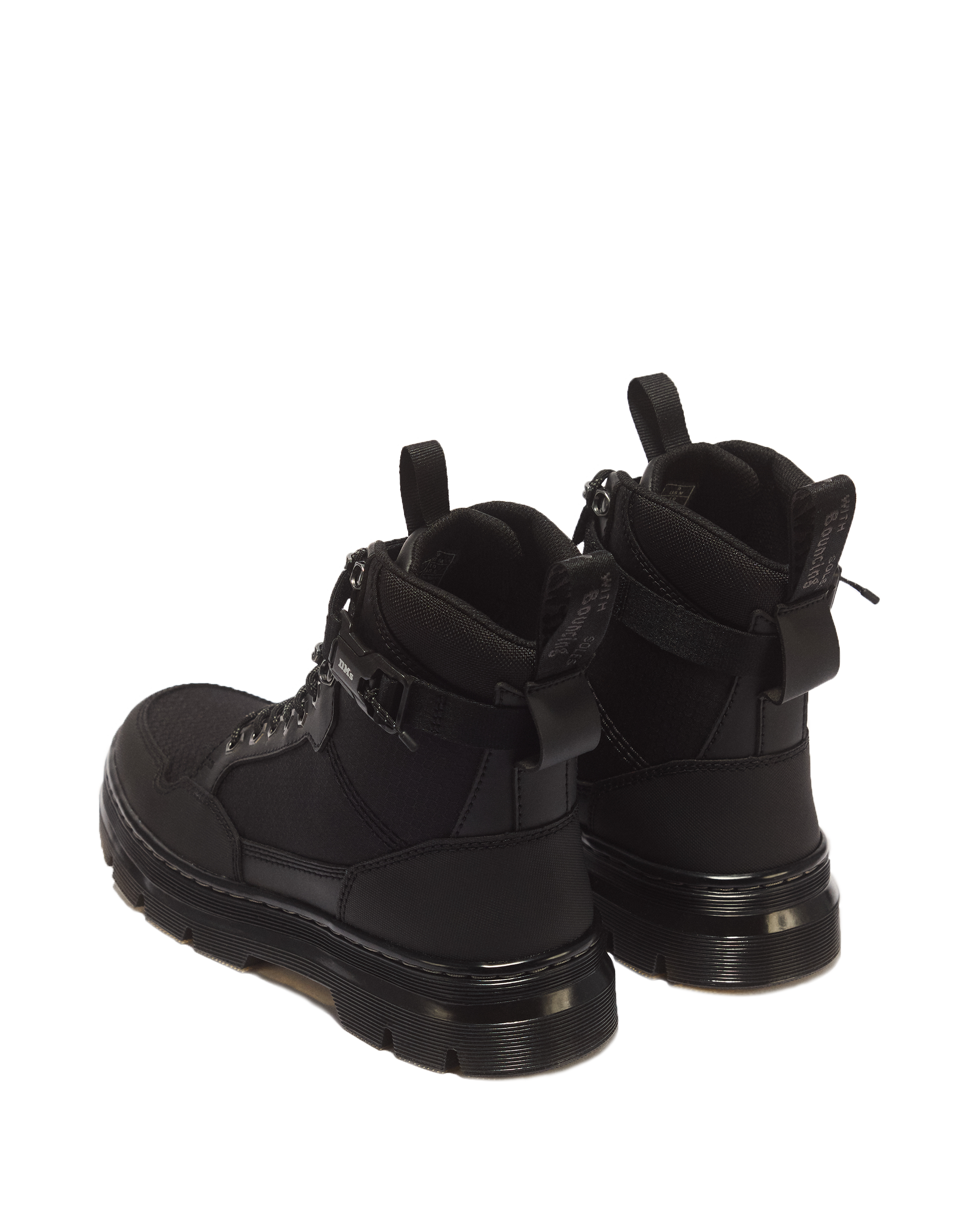 COMBS TECH MK.02 LEATHER & CANVAS UTILITY BOOTS