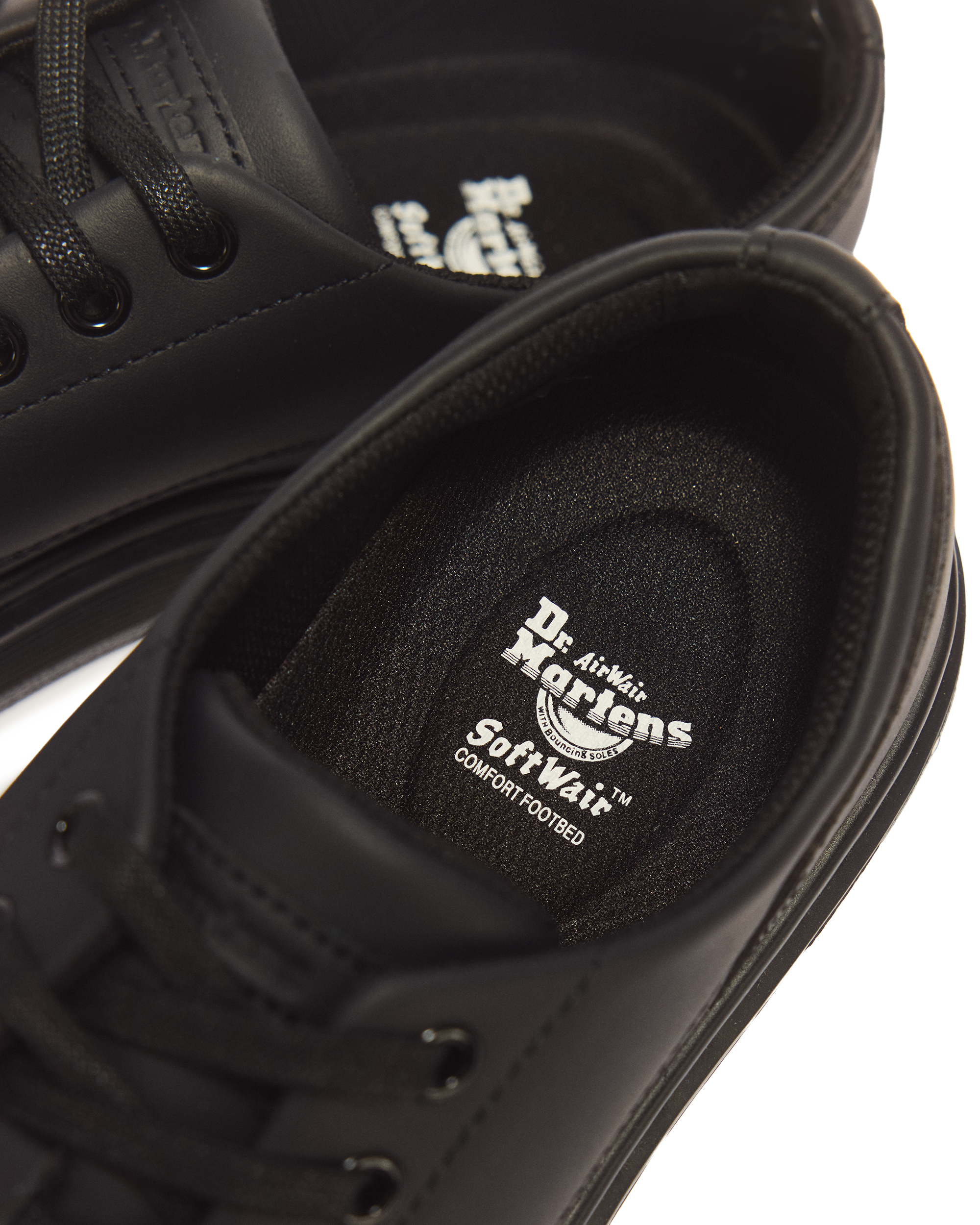 Brookline Nappa Leather Shoes in Black | Dr. Martens™