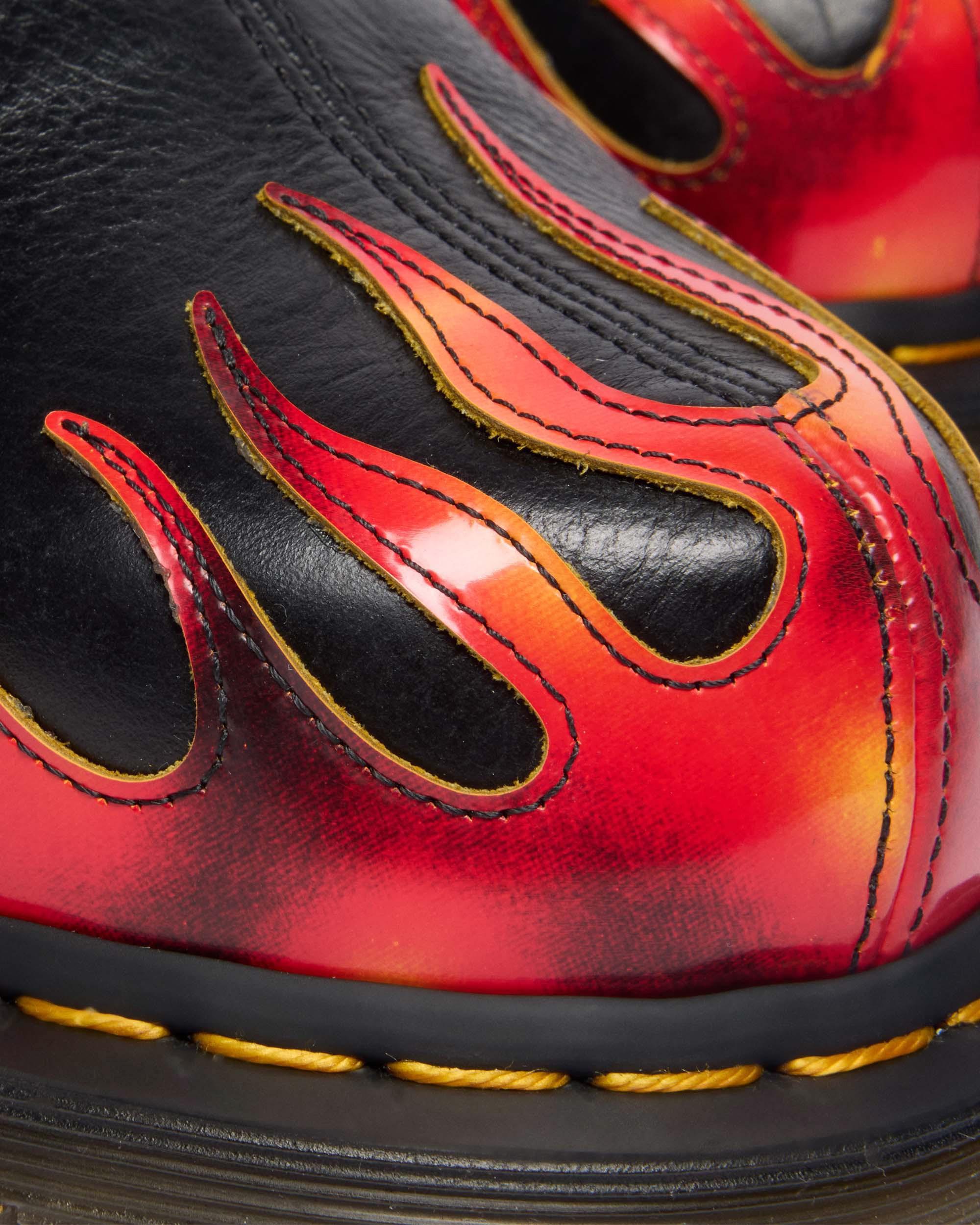 SAN FLAME LEDER MULES