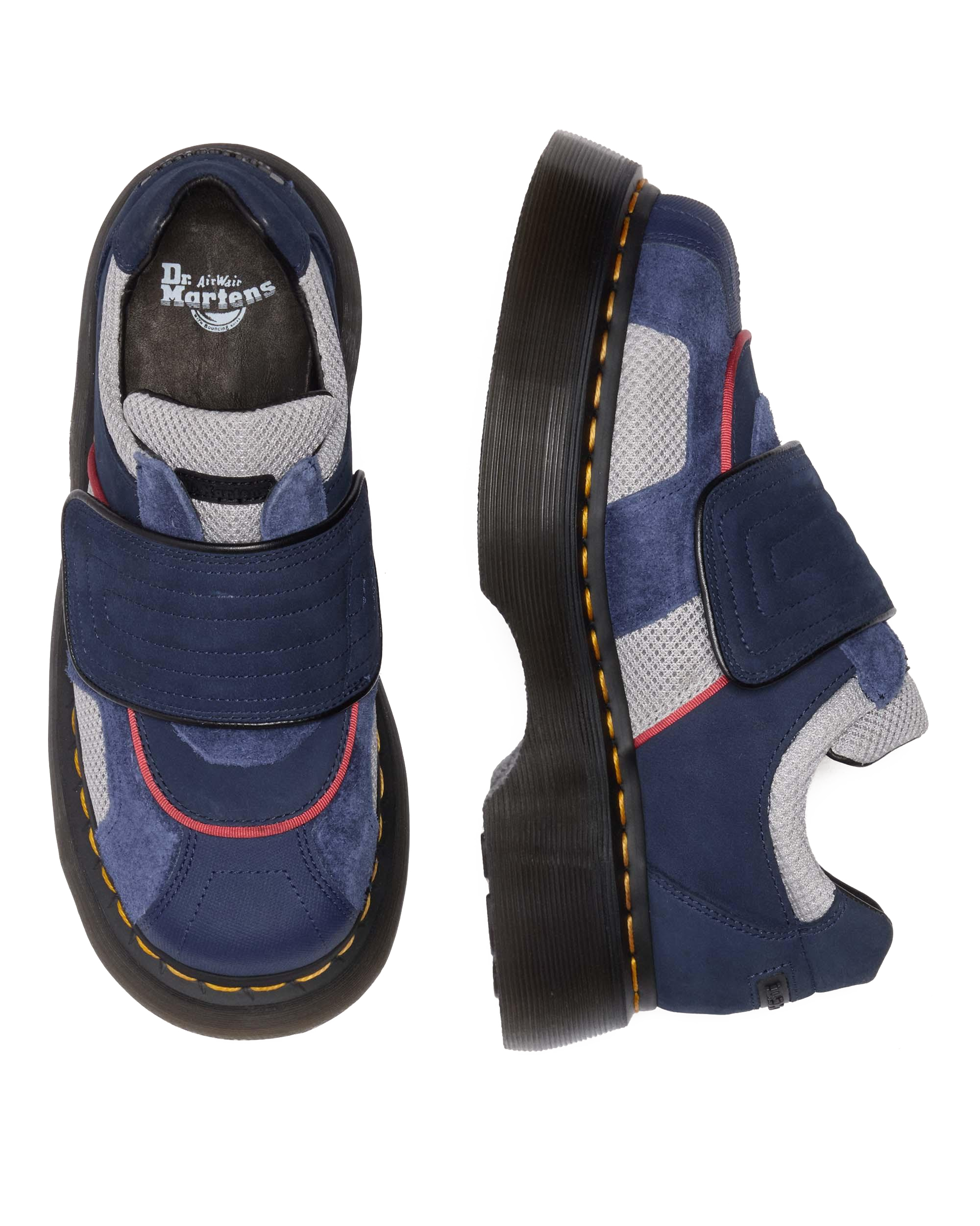 SCARPE BUZZ STRAP IN MATERIALI MISTI
