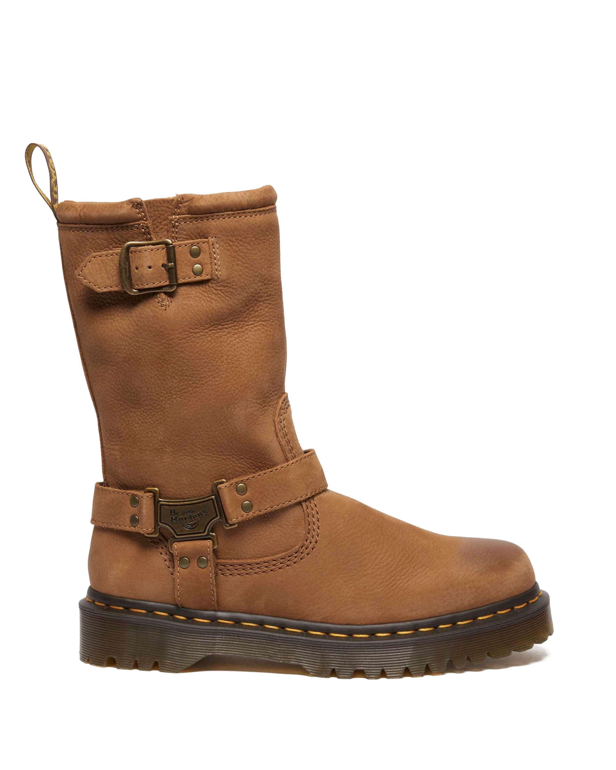 Stivali biker Anistone Hi in pelle Tumbled Nabuk