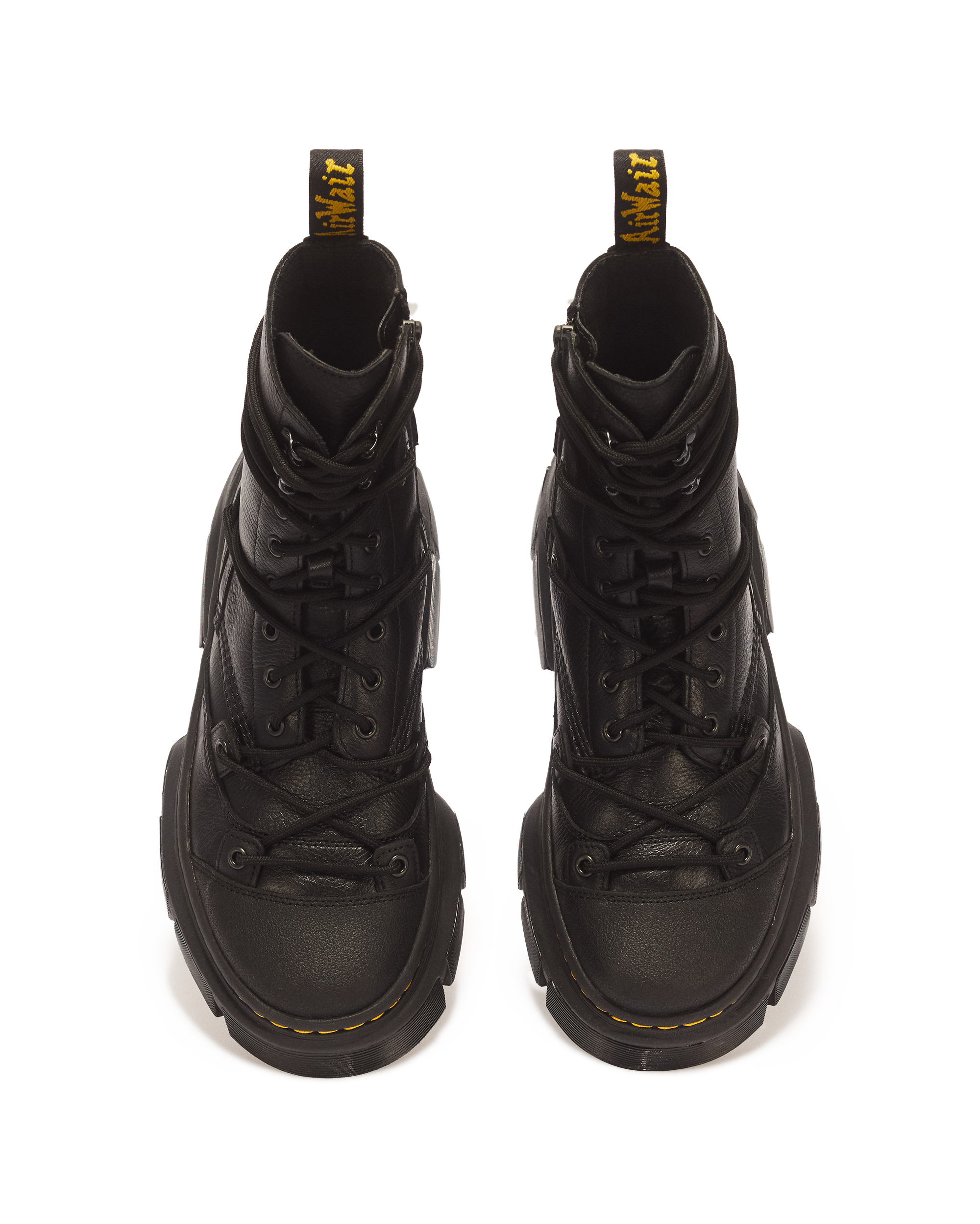 Dmxl 8-Eye Leather Boots in Black | Dr. Martens™