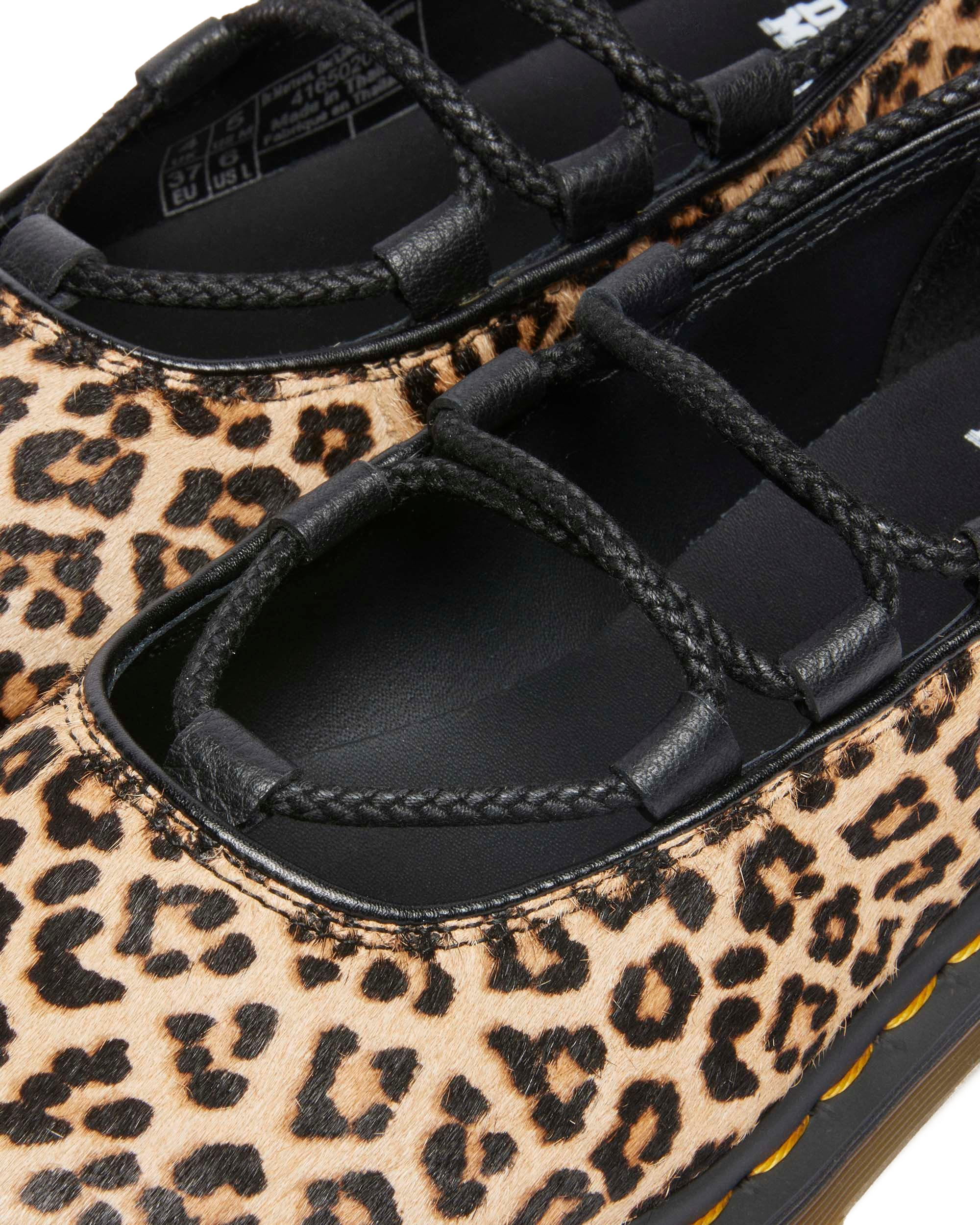 Elphie II leopard ballet flats in Light Tan | Dr. Martens™