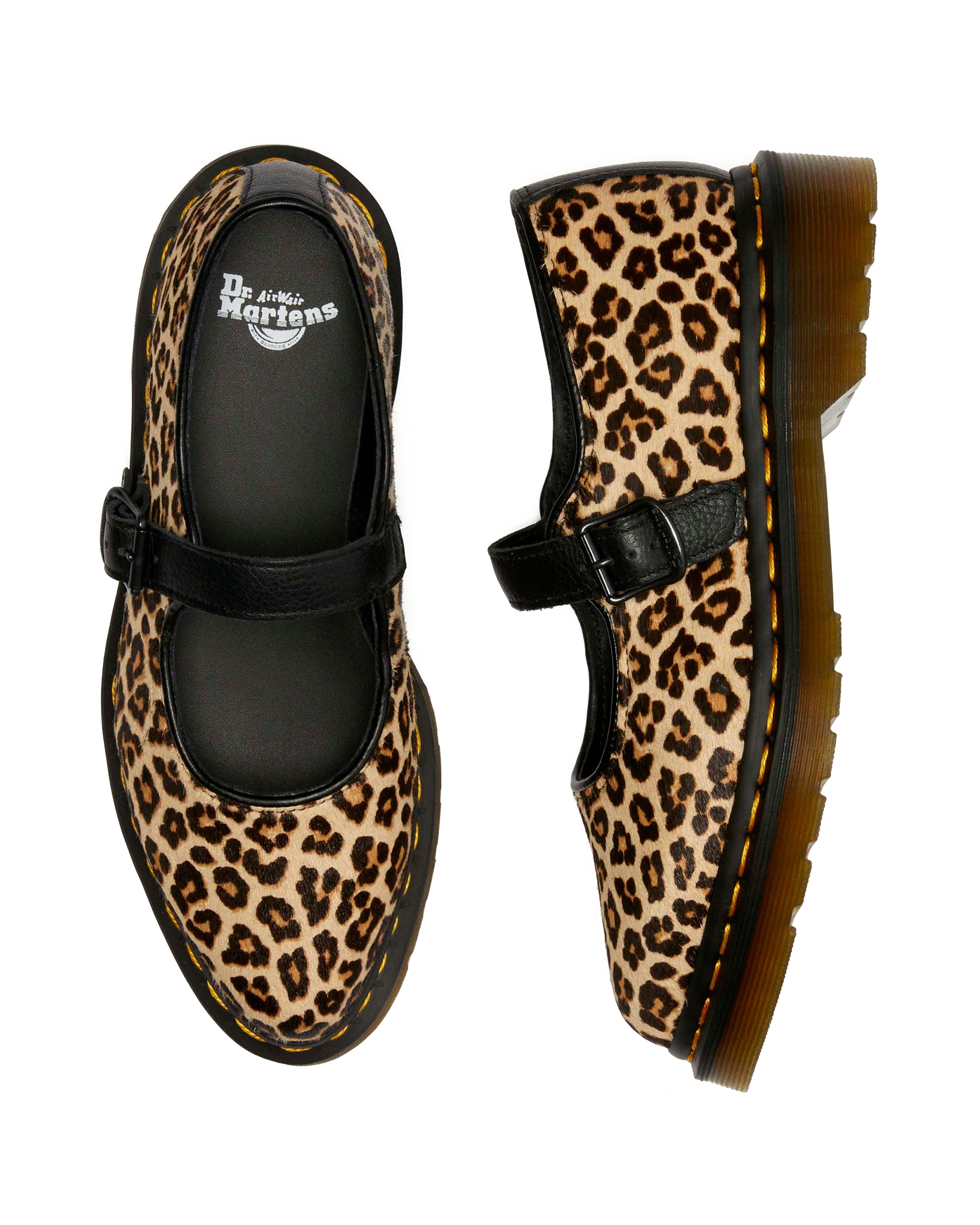Elphie leopard Mary Jane shoes