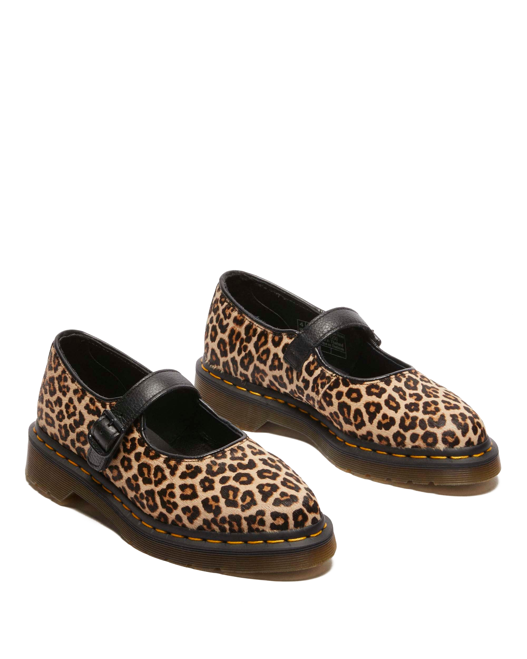 Elphie leopard Mary Jane shoes