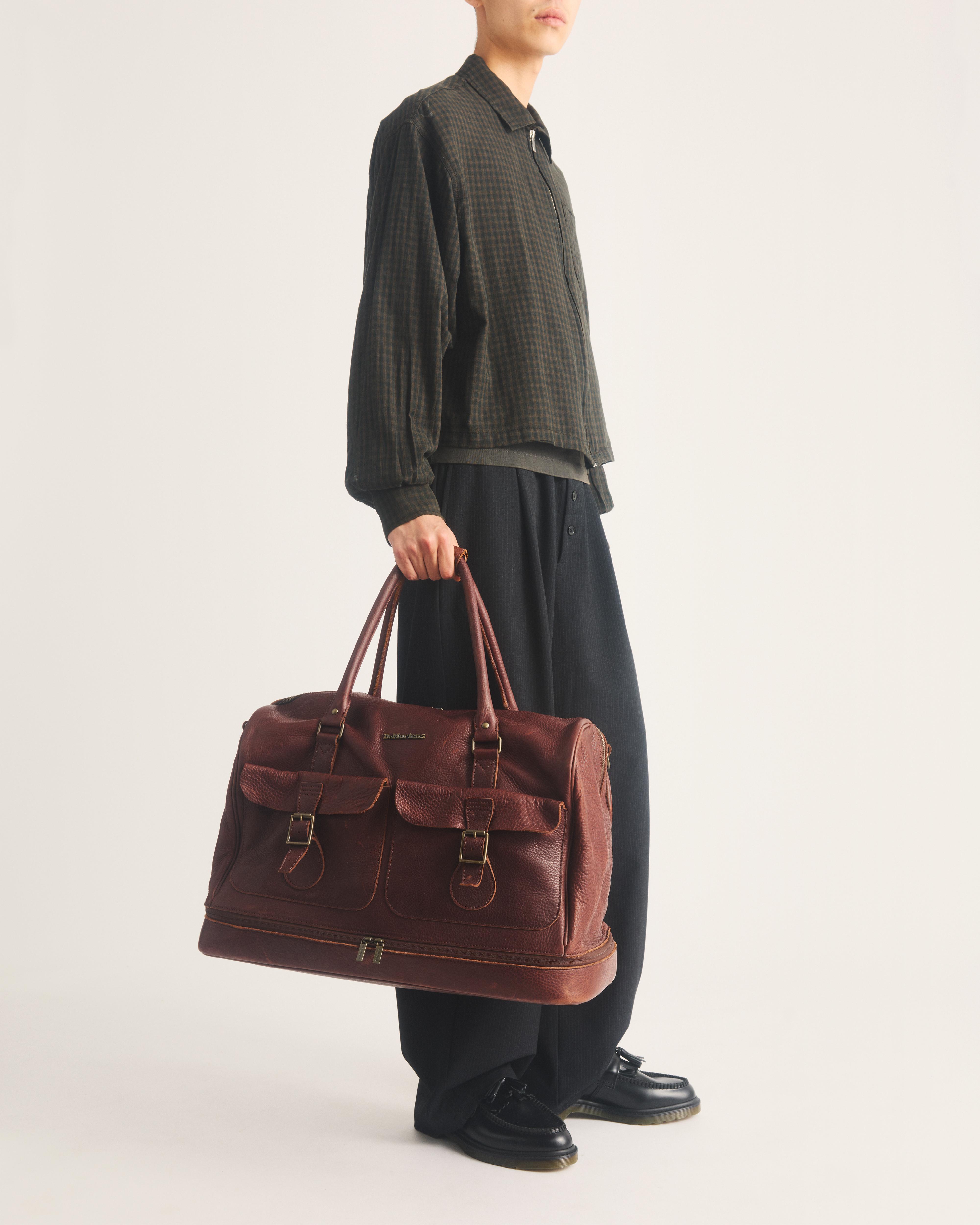 Sac Weekender en cuir souple