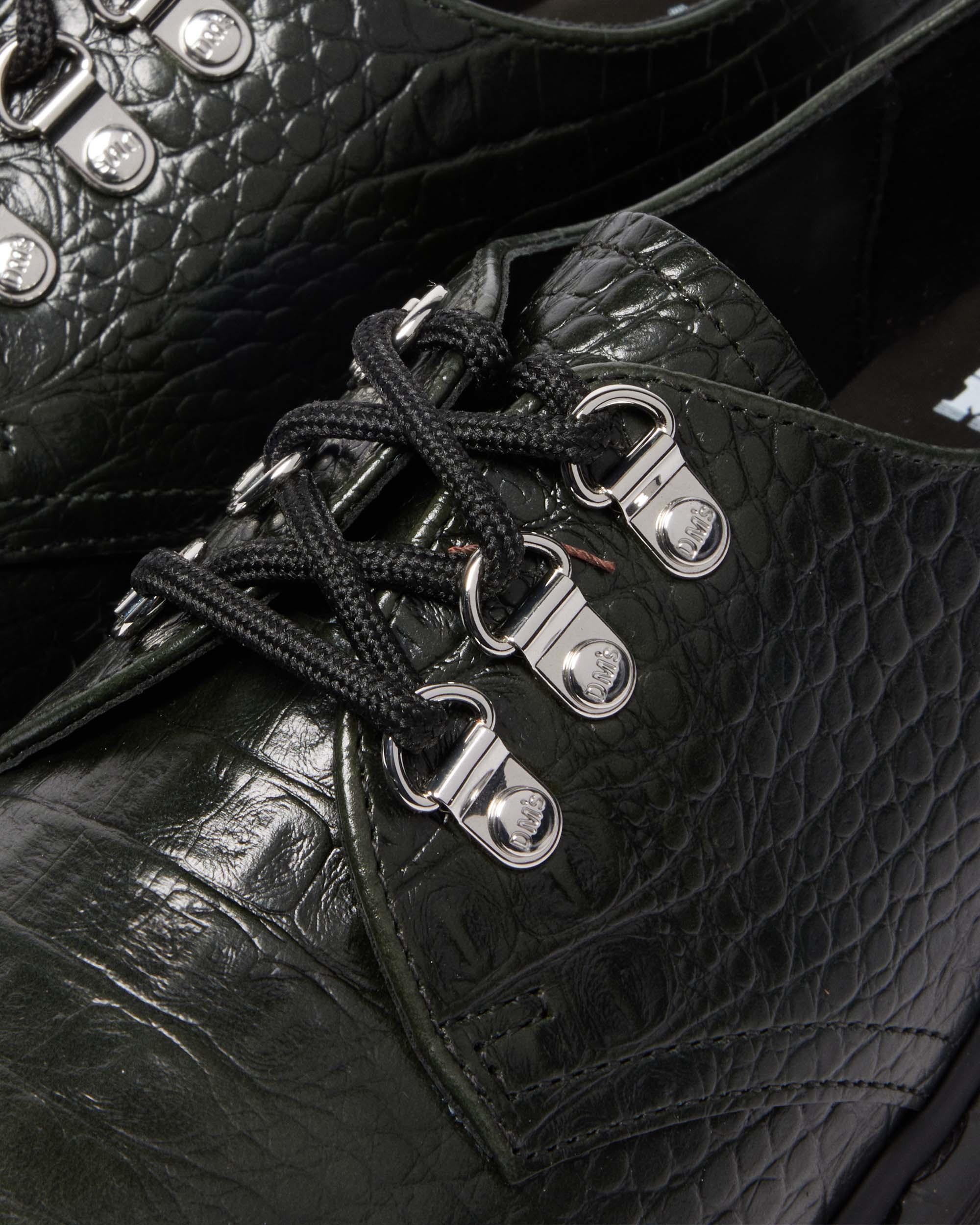1461 Bex Steel Toe Leather Shoes in Forest Green | Dr. Martens™