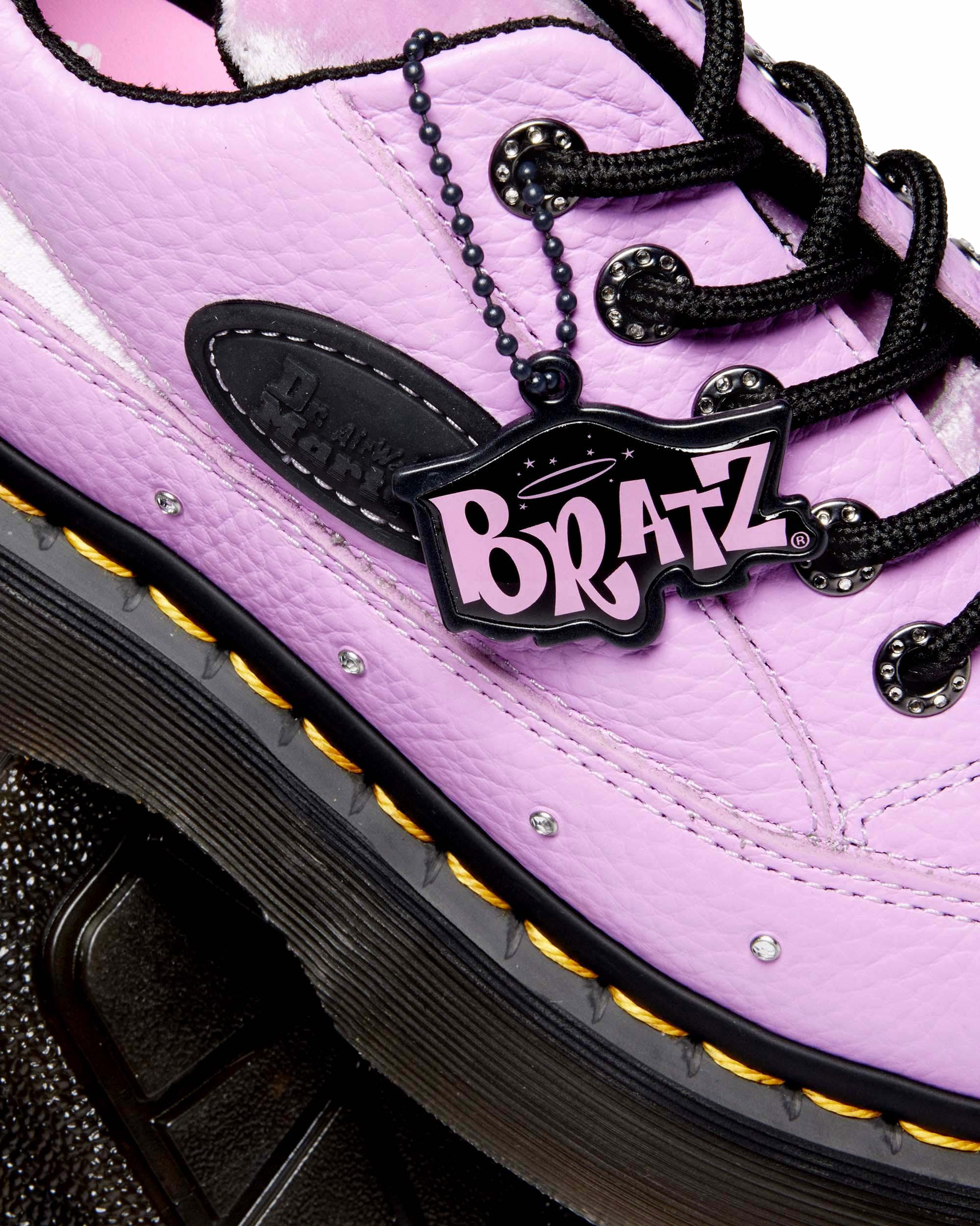 Buzz Bratz 5-Eye Leather Shoes in Bratz Purple | Dr. Martens™