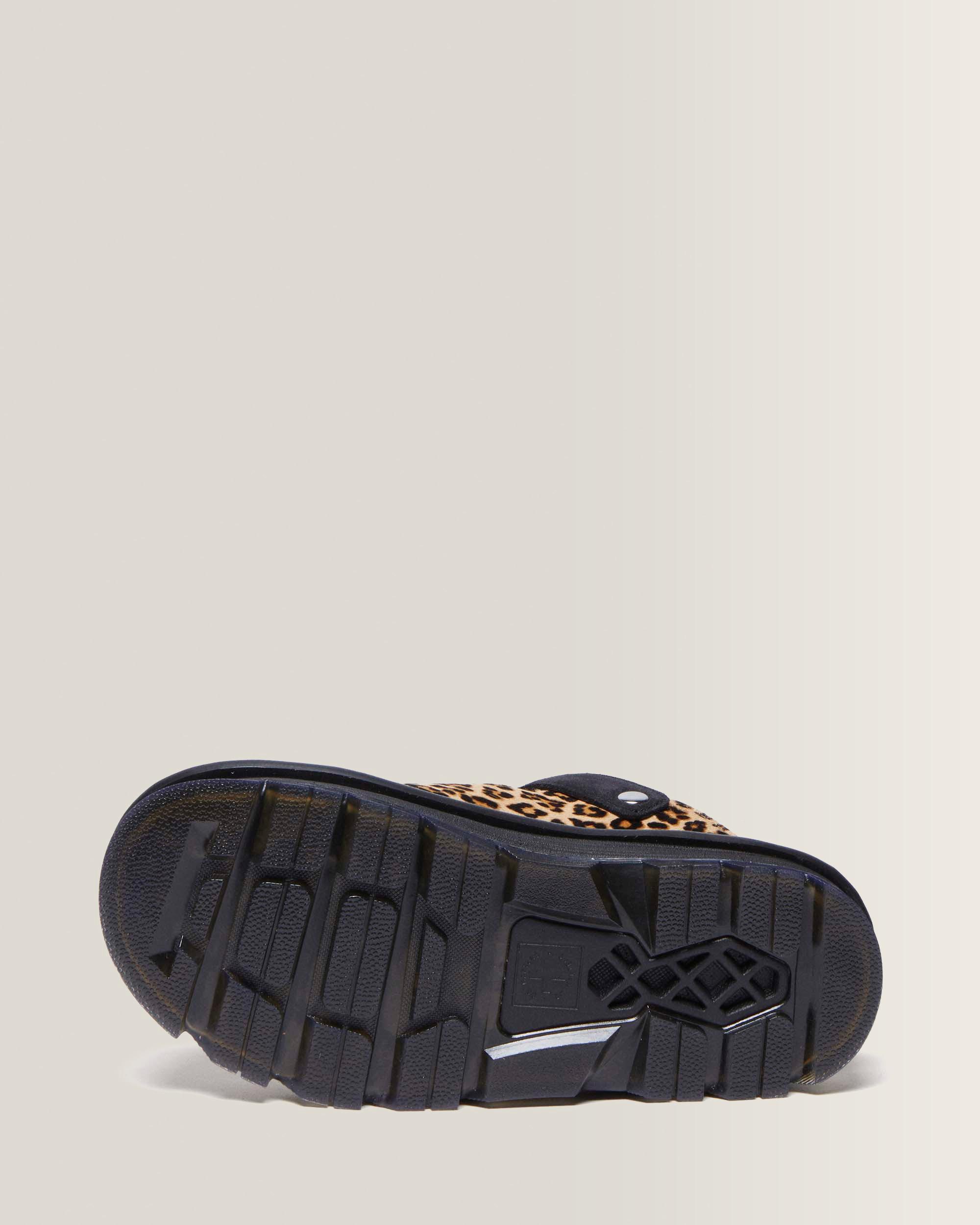 Mules platform Zebzag in camoscio con cinturino