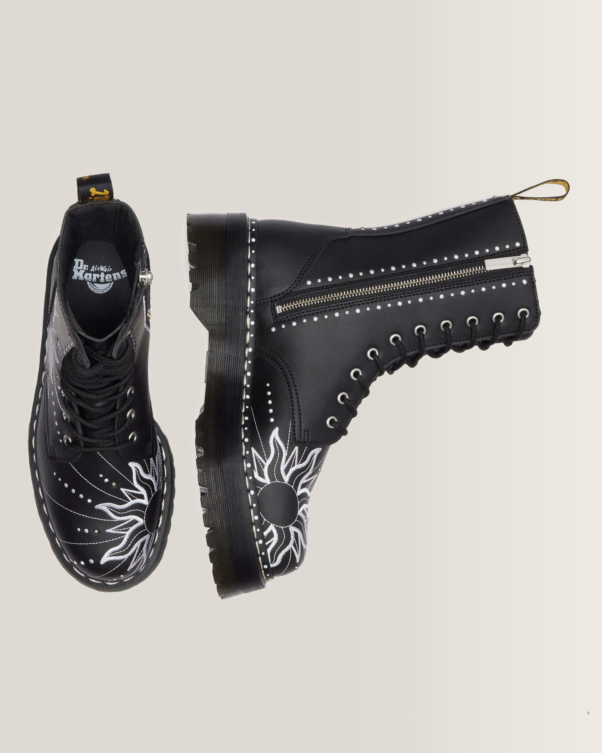 Jadon Hi Solar Flare Reclaimed Leather Platform Boots