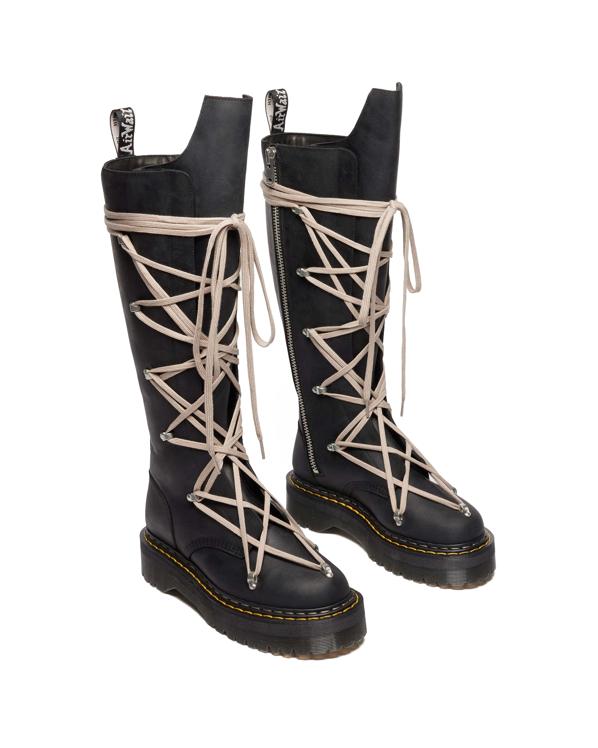 1B60 Rick Owens Pentalace Boots