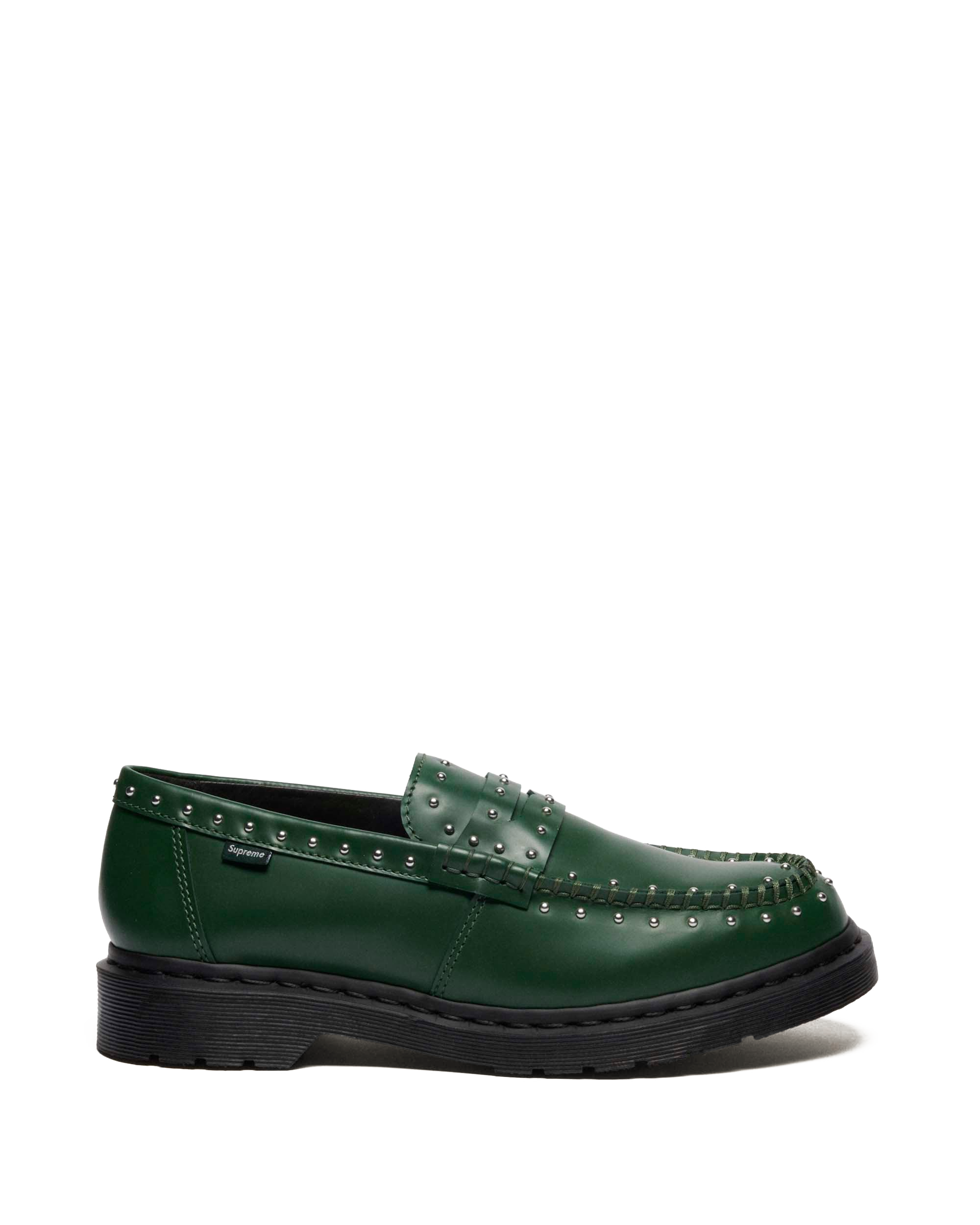 Penton Supreme Leather Loafers in Green | Dr. Martens™