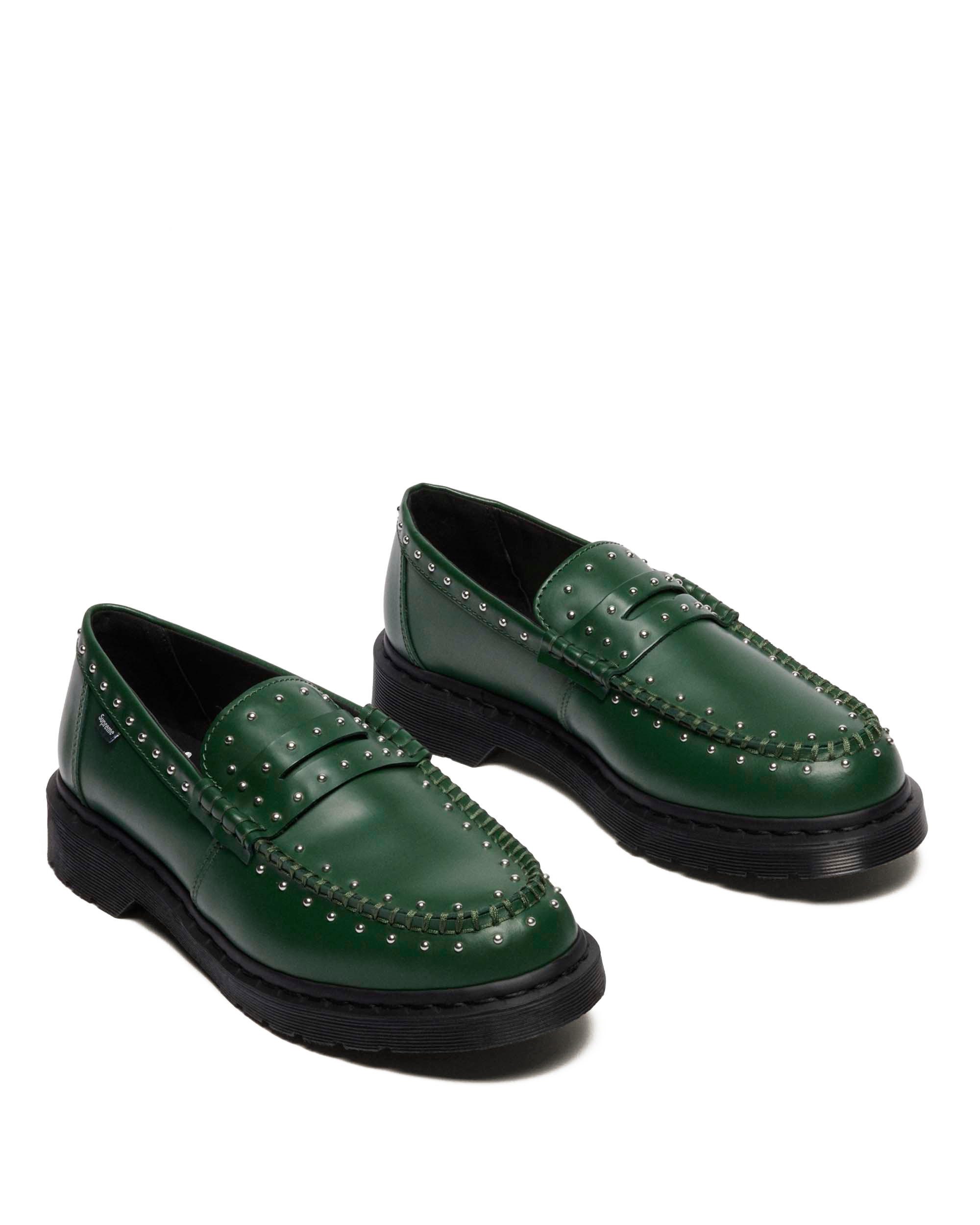 Penton Supreme Leather Loafers in Green | Dr. Martens™