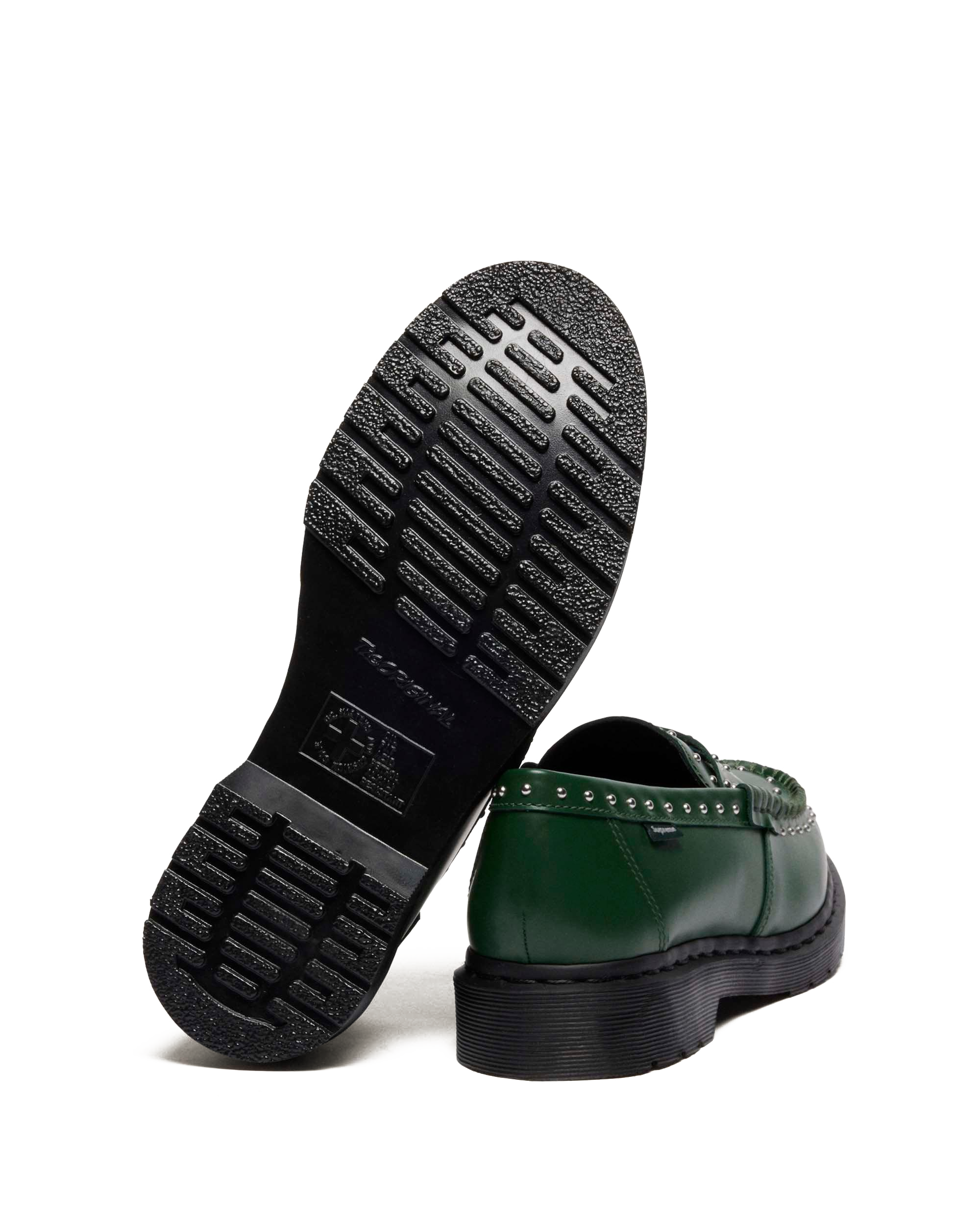 Penton Supreme Leather Loafers in Green | Dr. Martens™