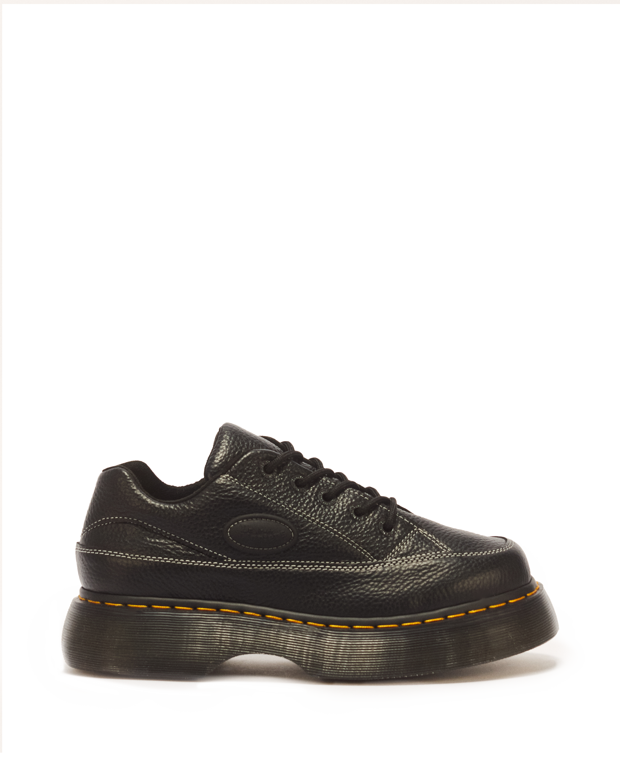 Dr.martens ドクターマーチン　BUZZ 5 シューズ Buzz 5-eye Milled Nappa Leather Shoes in BLACK | Dr. Martens™